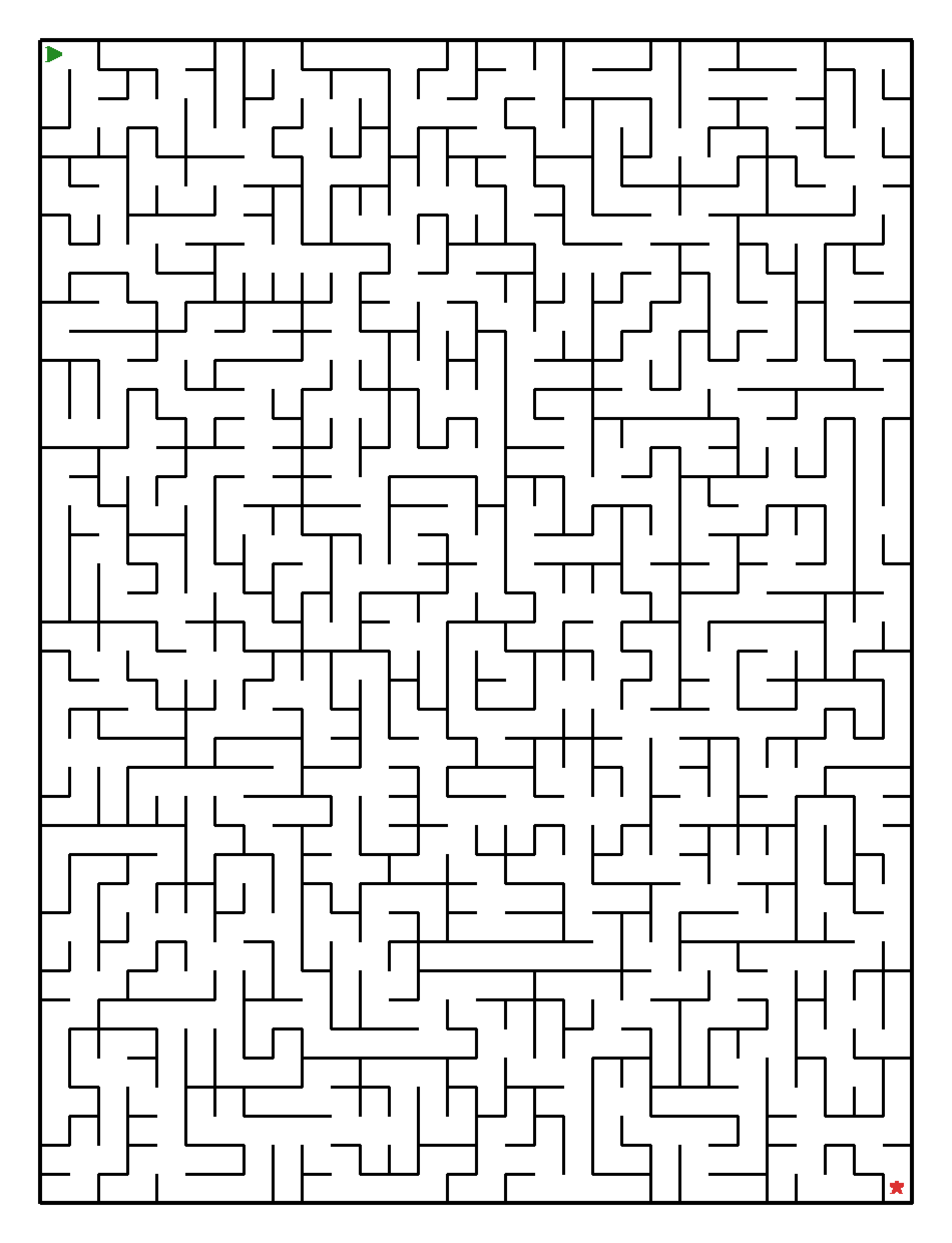 Labyrinth-Rätsel Labyrinth (mittel) für Teenager aus der Kategorie Labyrinth - kostenlos ausdrucken