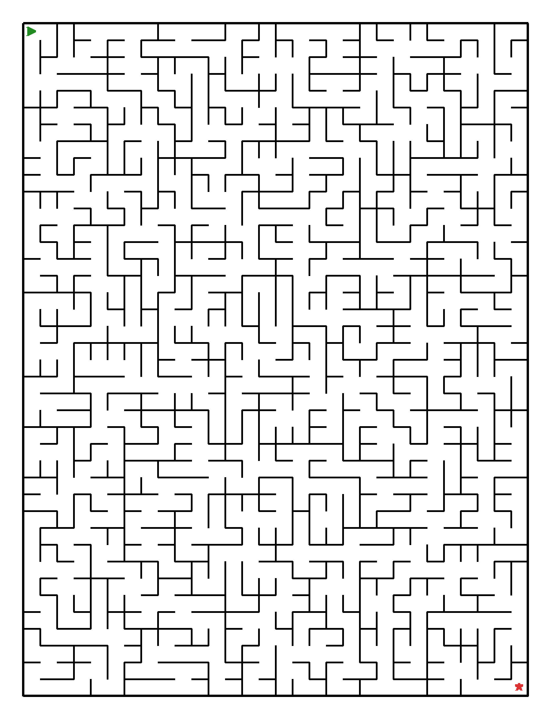 Labyrinth-Rätsel Labyrinth (mittel) für Teenager aus der Kategorie Labyrinth - kostenlos ausdrucken