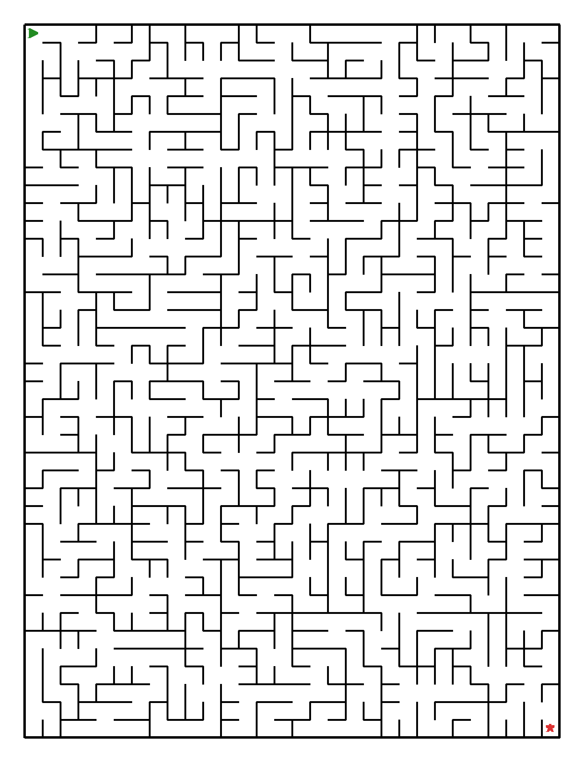 Labyrinth-Rätsel Labyrinth (mittel) für Teenager aus der Kategorie Labyrinth - kostenlos ausdrucken