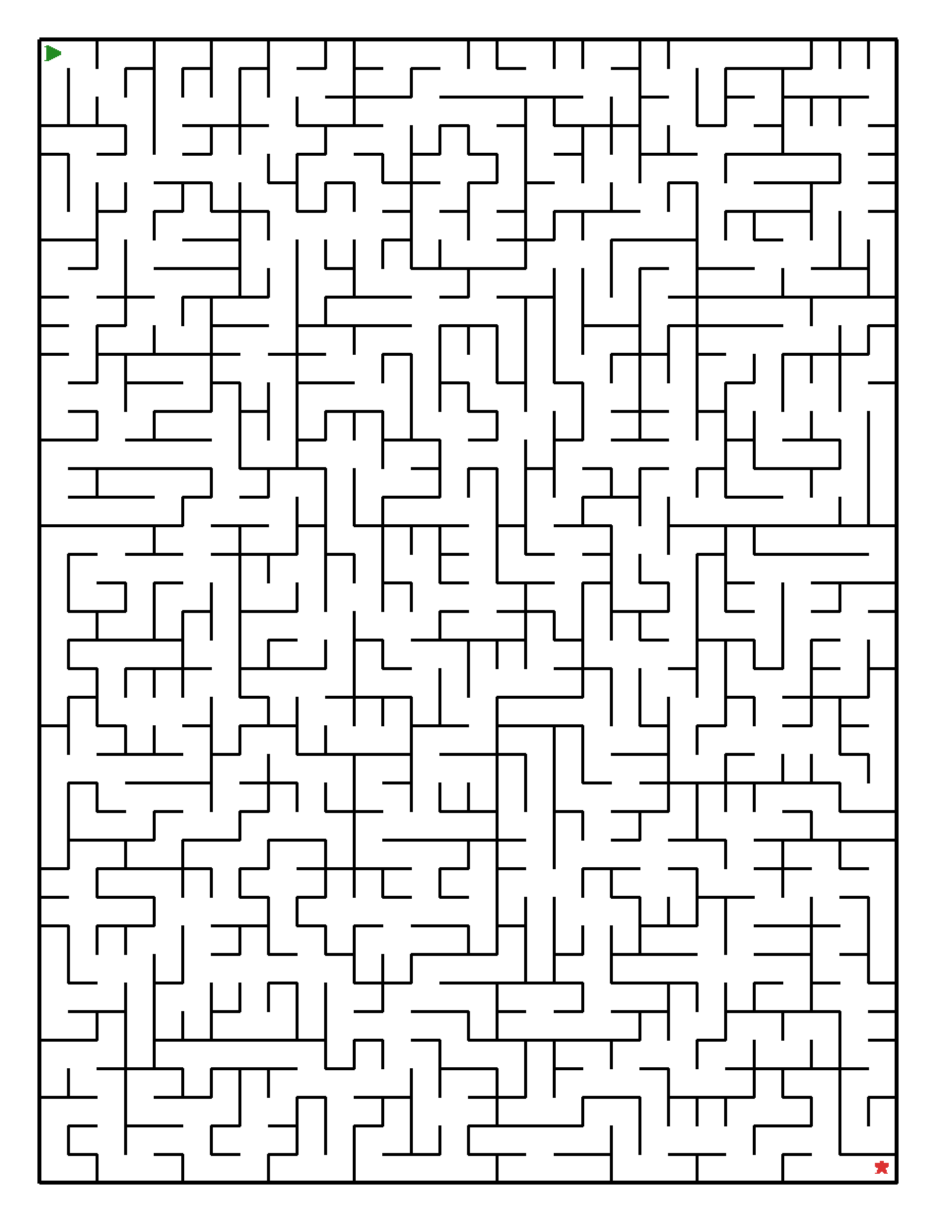 Labyrinth-Rätsel Labyrinth (mittel) für Teenager aus der Kategorie Labyrinth - kostenlos ausdrucken