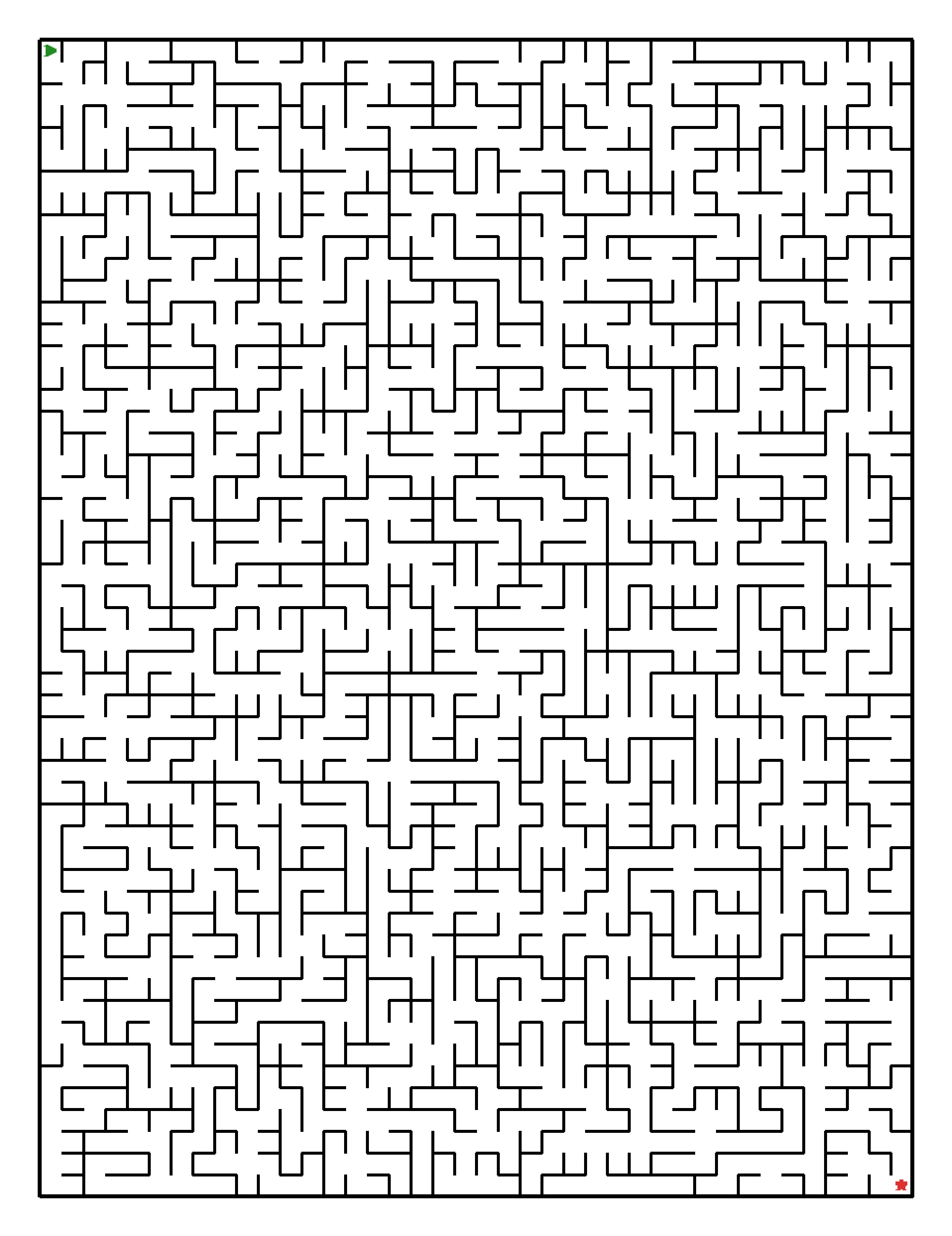 Labyrinth-Rätsel Labyrinth (schwer) für Teenager aus der Kategorie Labyrinth - kostenlos ausdrucken