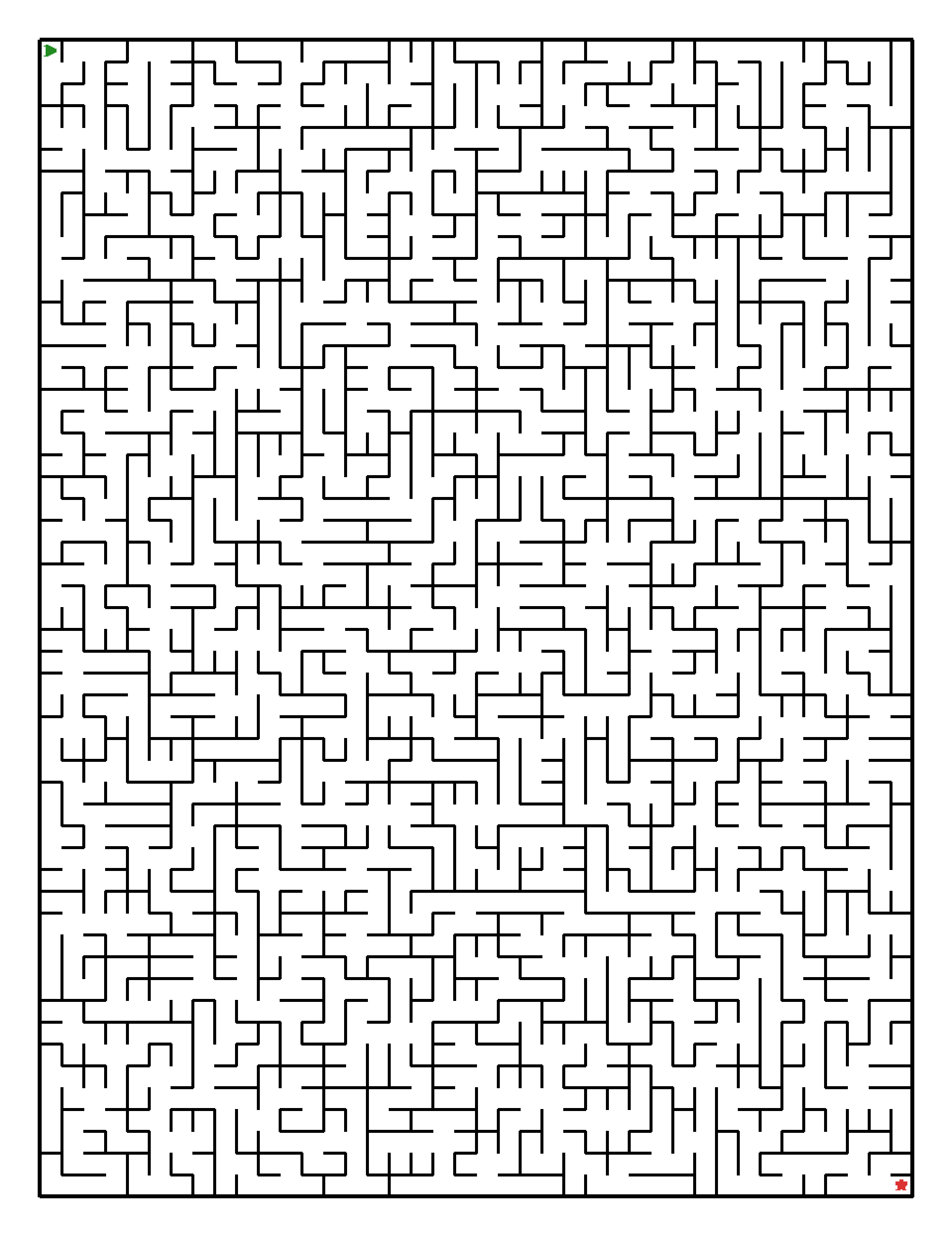 Labyrinth-Rätsel Labyrinth (schwer) für Teenager aus der Kategorie Labyrinth - kostenlos ausdrucken