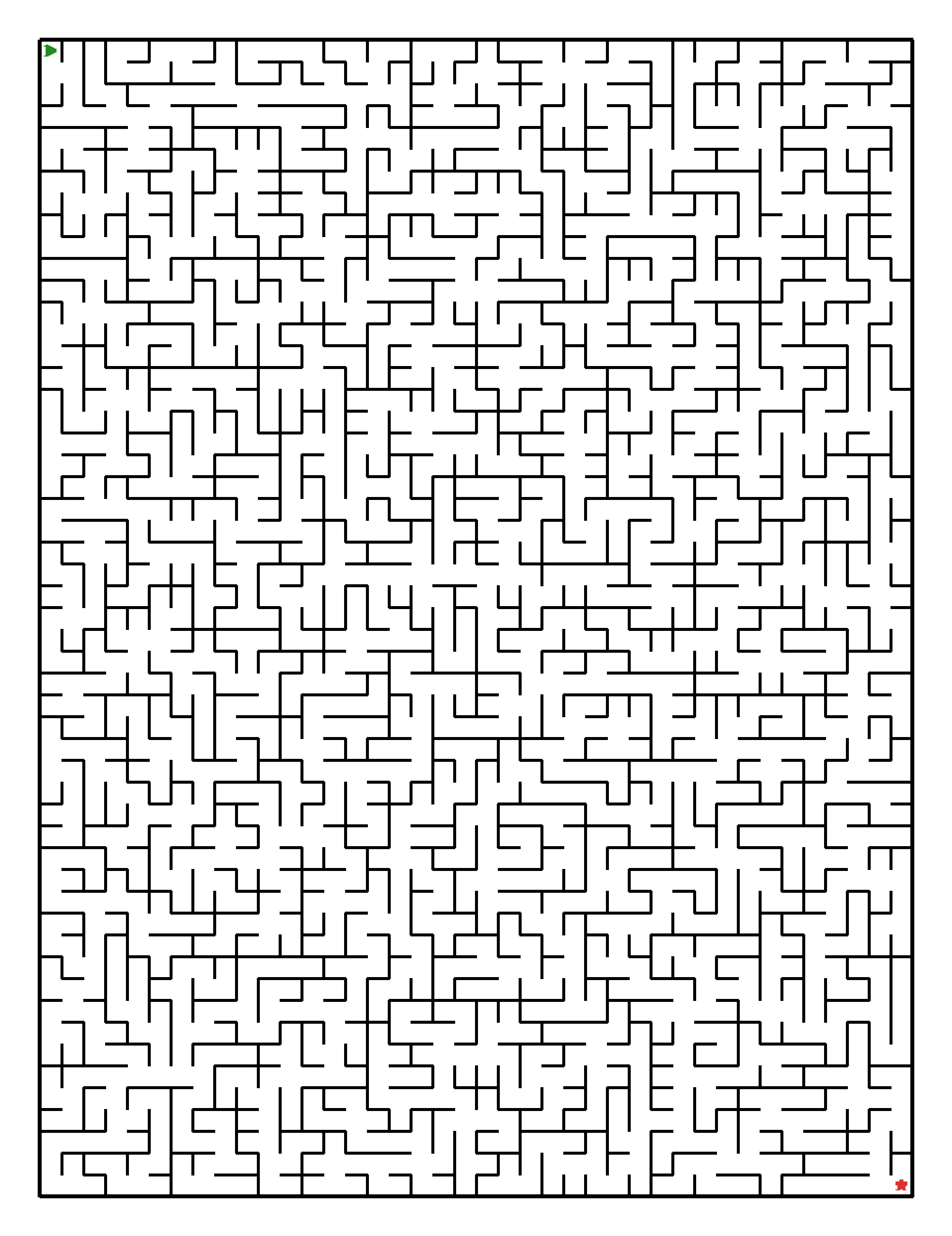 Labyrinth-Rätsel Labyrinth (schwer) für Teenager aus der Kategorie Labyrinth - kostenlos ausdrucken