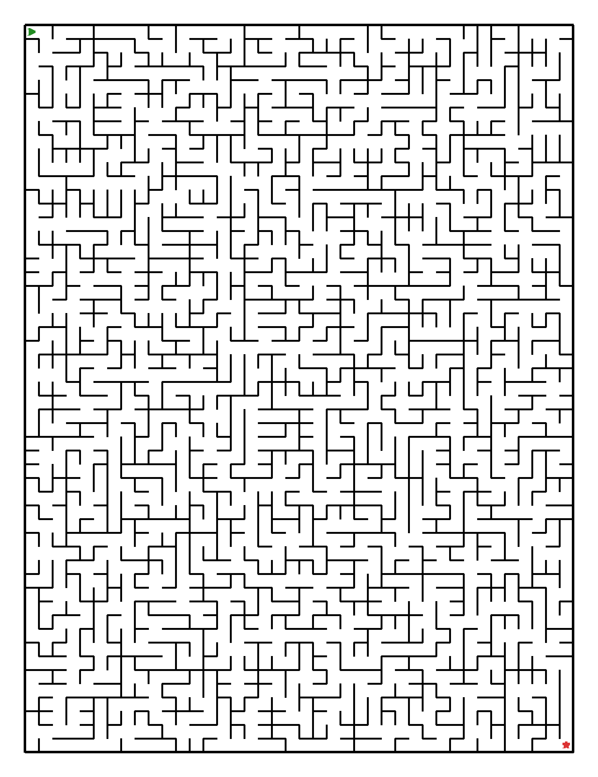 Labyrinth-Rätsel Labyrinth (schwer) für Teenager aus der Kategorie Labyrinth - kostenlos ausdrucken