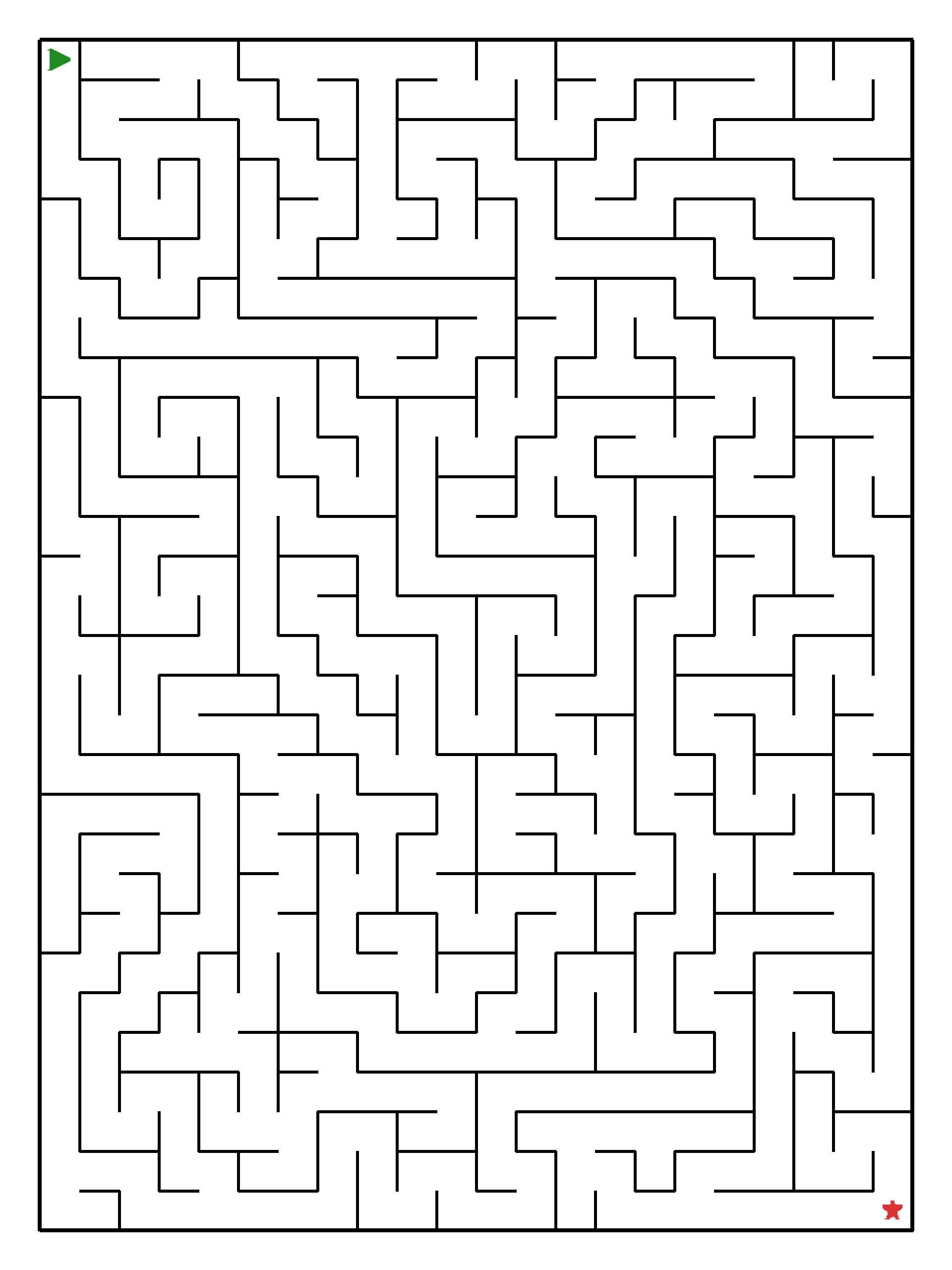 Labyrinth-Rätsel Labyrinth (leicht) für Teenager aus der Kategorie Labyrinth - kostenlos ausdrucken