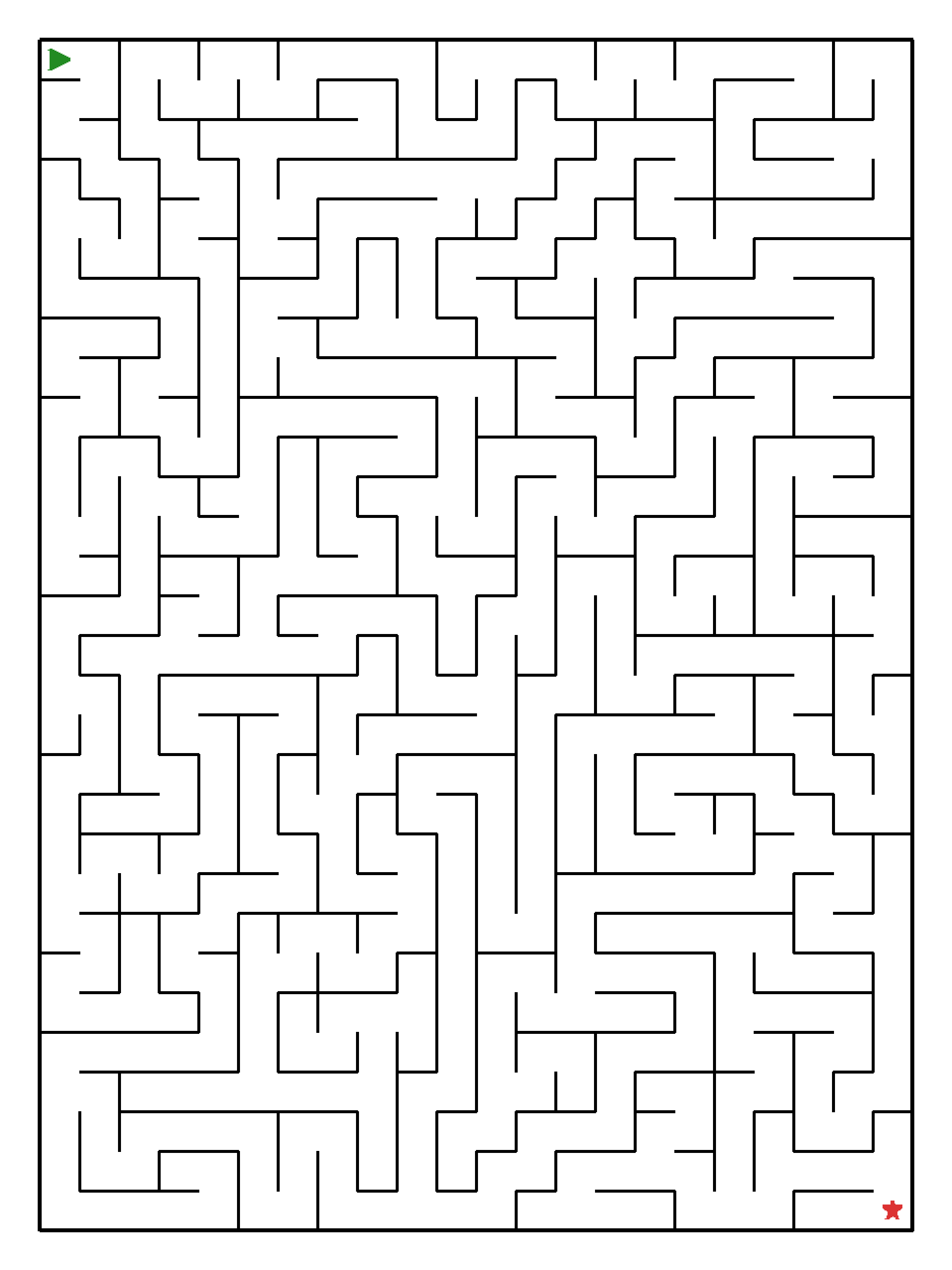 Labyrinth-Rätsel Labyrinth (leicht) für Teenager aus der Kategorie Labyrinth - kostenlos ausdrucken