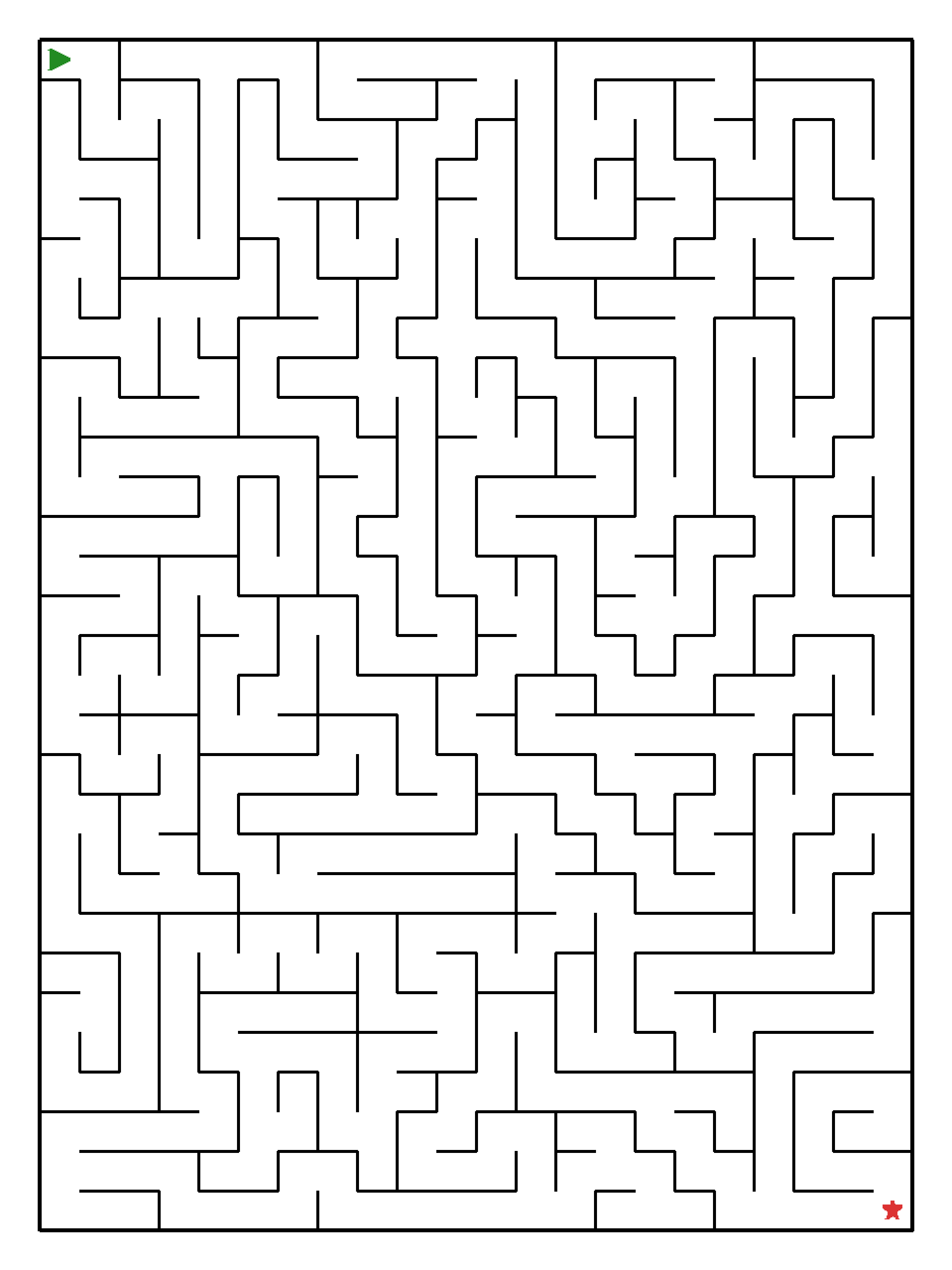 Labyrinth-Rätsel Labyrinth (leicht) für Teenager aus der Kategorie Labyrinth - kostenlos ausdrucken