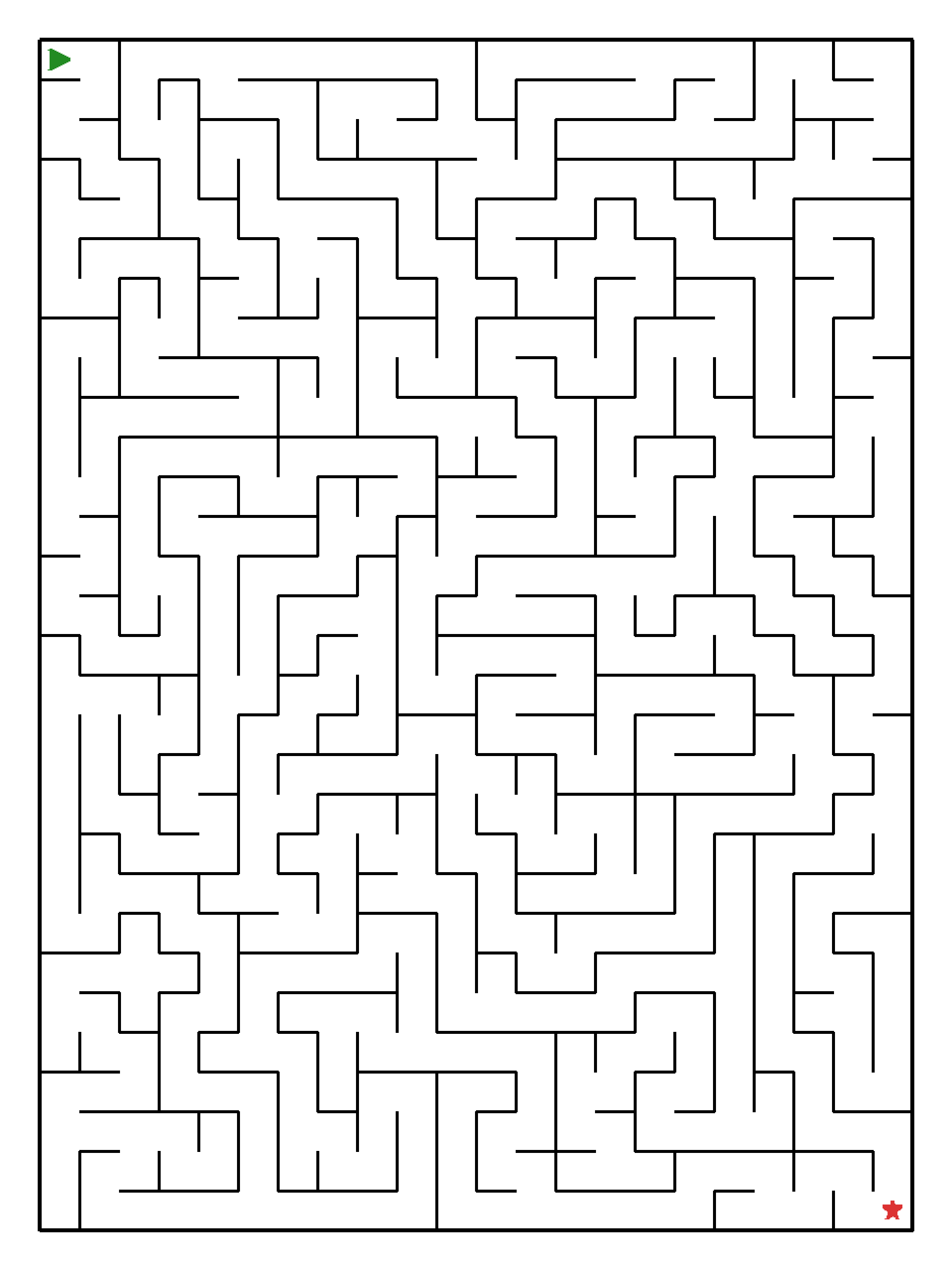 Labyrinth-Rätsel Labyrinth (leicht) für Teenager aus der Kategorie Labyrinth - kostenlos ausdrucken