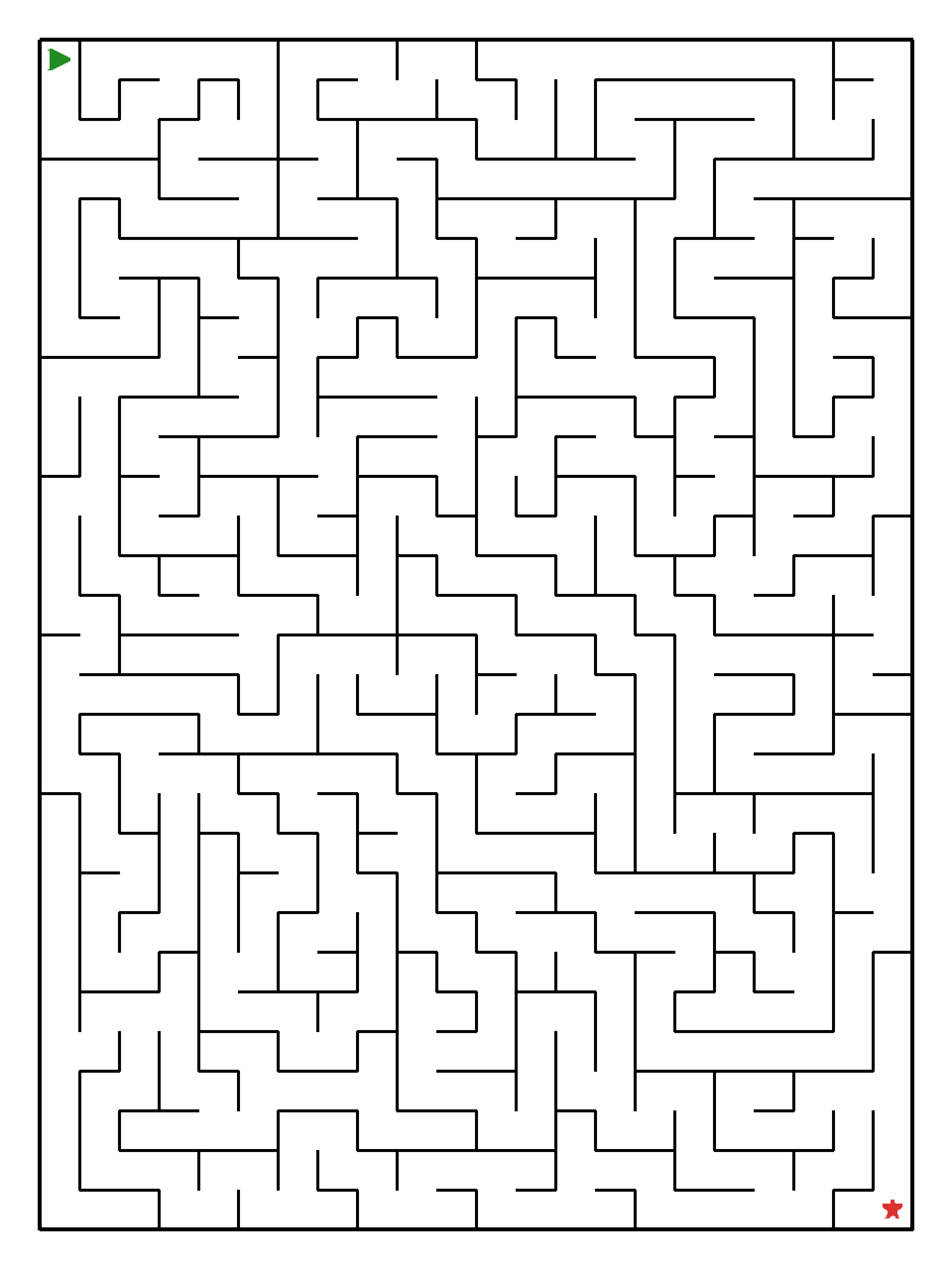 Labyrinth-Rätsel Labyrinth (leicht) für Teenager aus der Kategorie Labyrinth - kostenlos ausdrucken