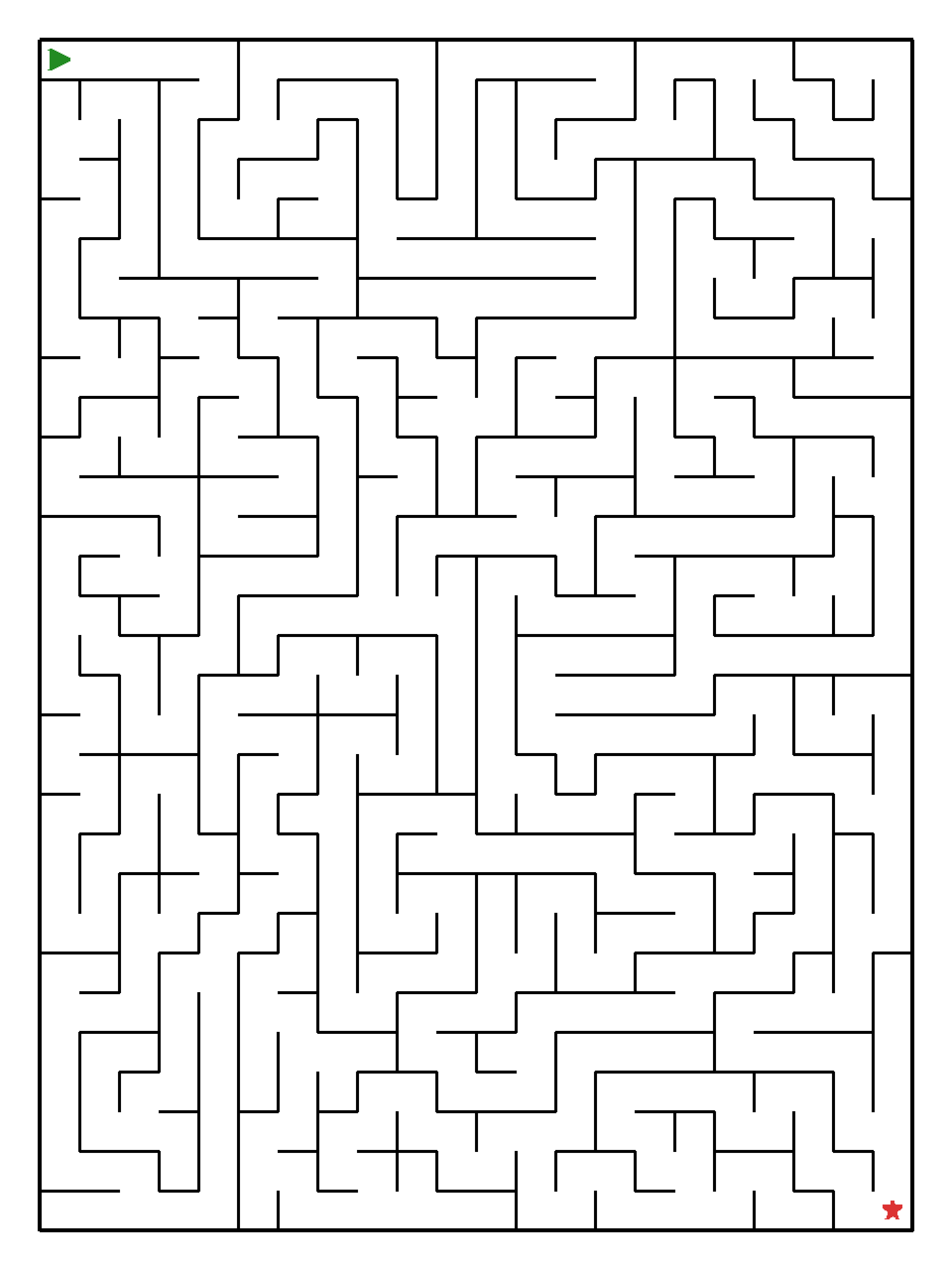 Labyrinth-Rätsel Labyrinth (leicht) für Teenager aus der Kategorie Labyrinth - kostenlos ausdrucken