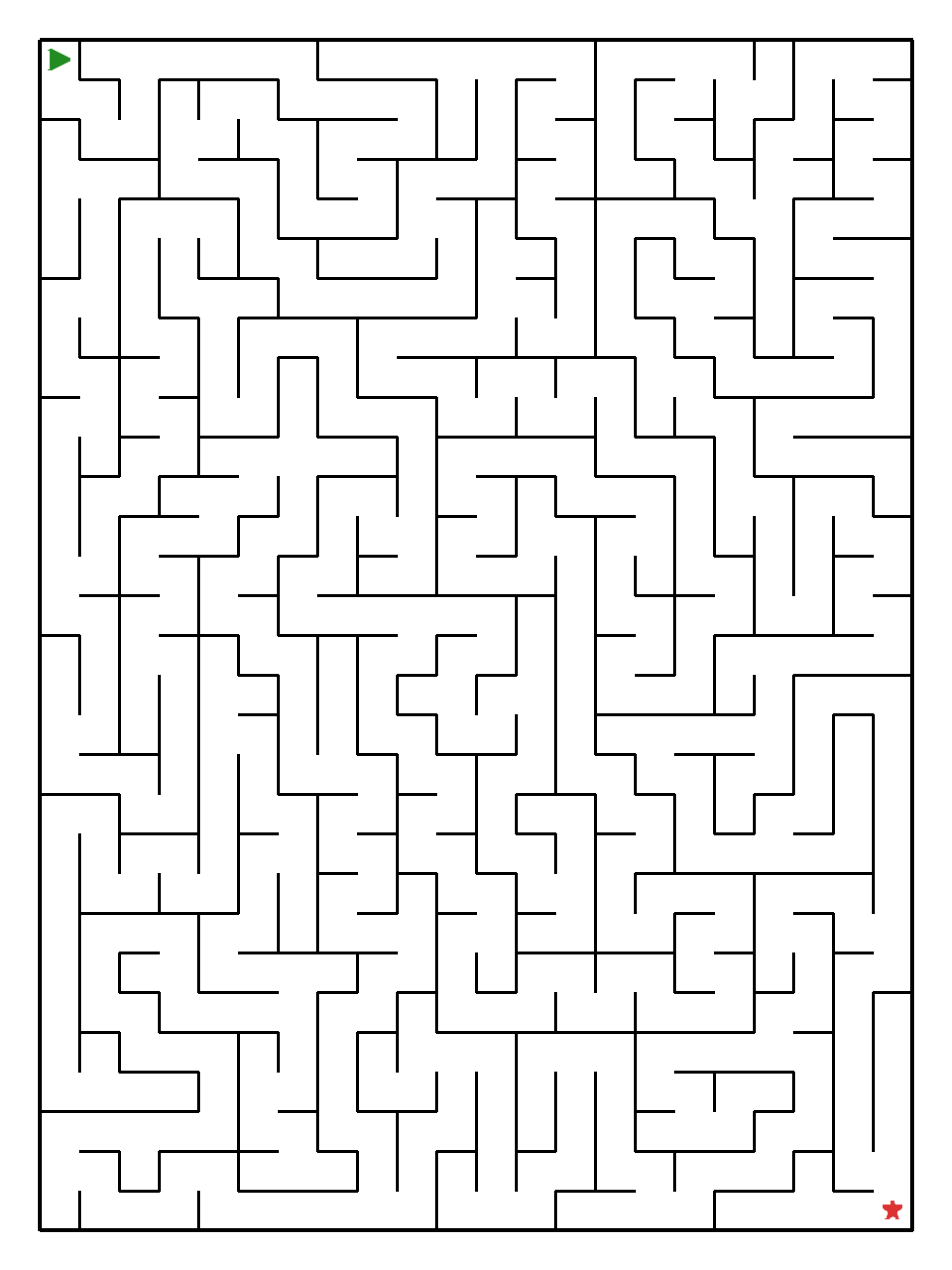 Labyrinth-Rätsel Labyrinth (leicht) für Teenager aus der Kategorie Labyrinth - kostenlos ausdrucken