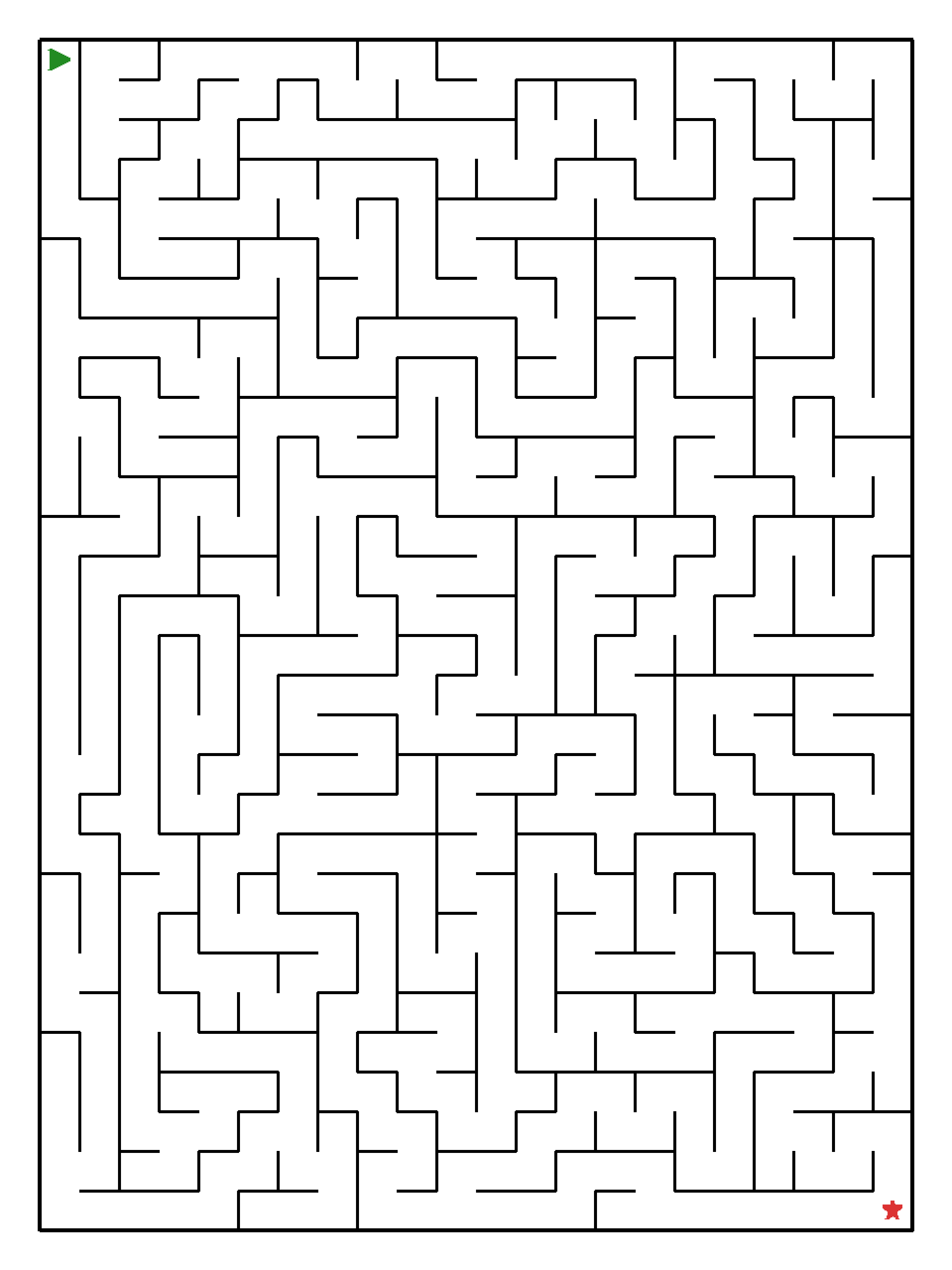 Labyrinth-Rätsel Labyrinth (leicht) für Teenager aus der Kategorie Labyrinth - kostenlos ausdrucken