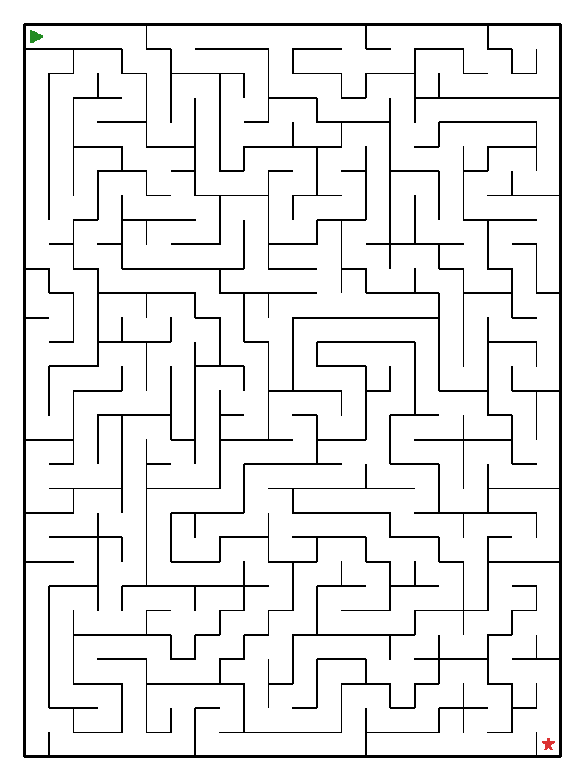 Labyrinth-Rätsel Labyrinth (leicht) für Teenager aus der Kategorie Labyrinth - kostenlos ausdrucken