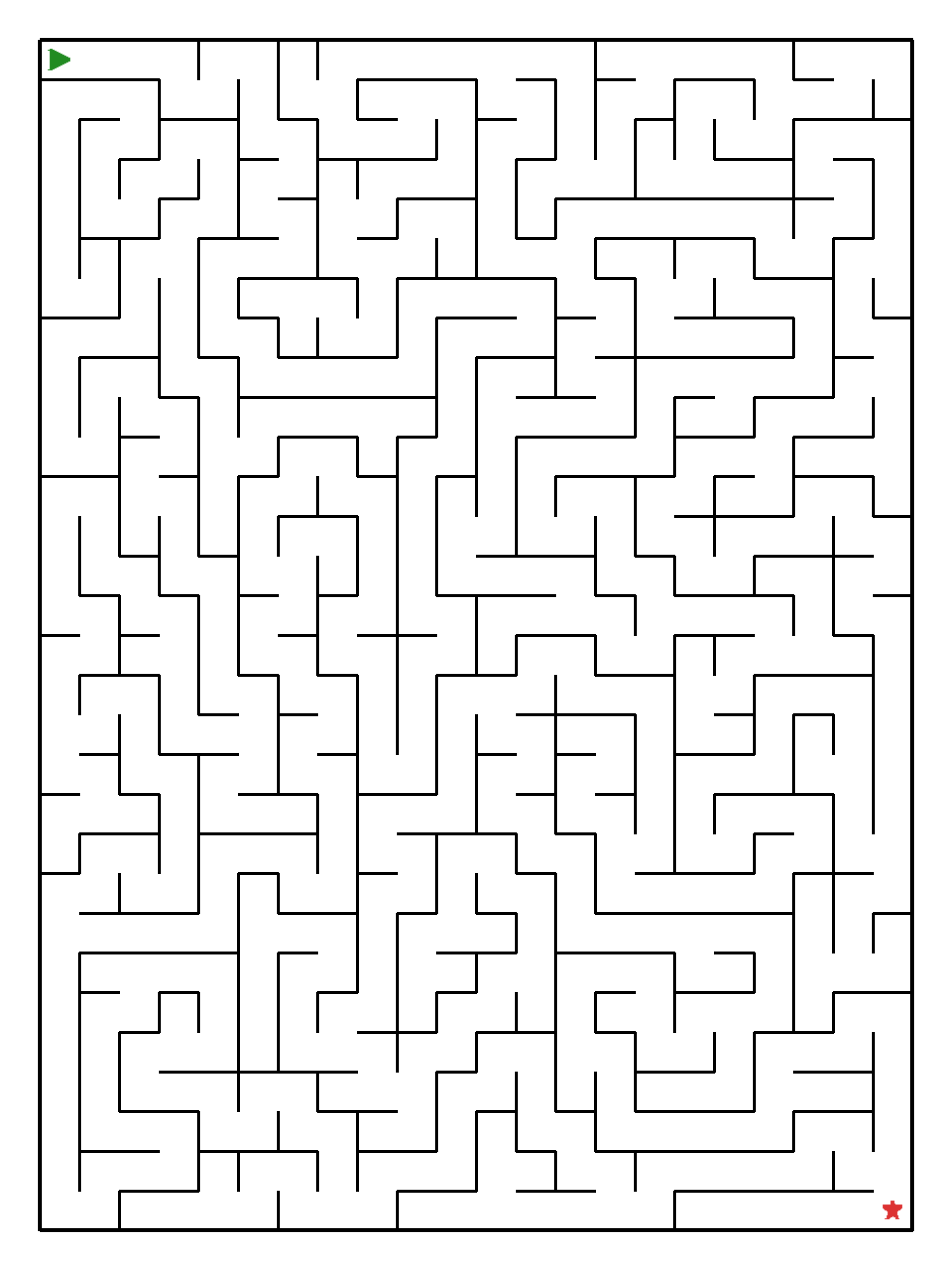 Labyrinth-Rätsel Labyrinth (leicht) für Teenager aus der Kategorie Labyrinth - kostenlos ausdrucken