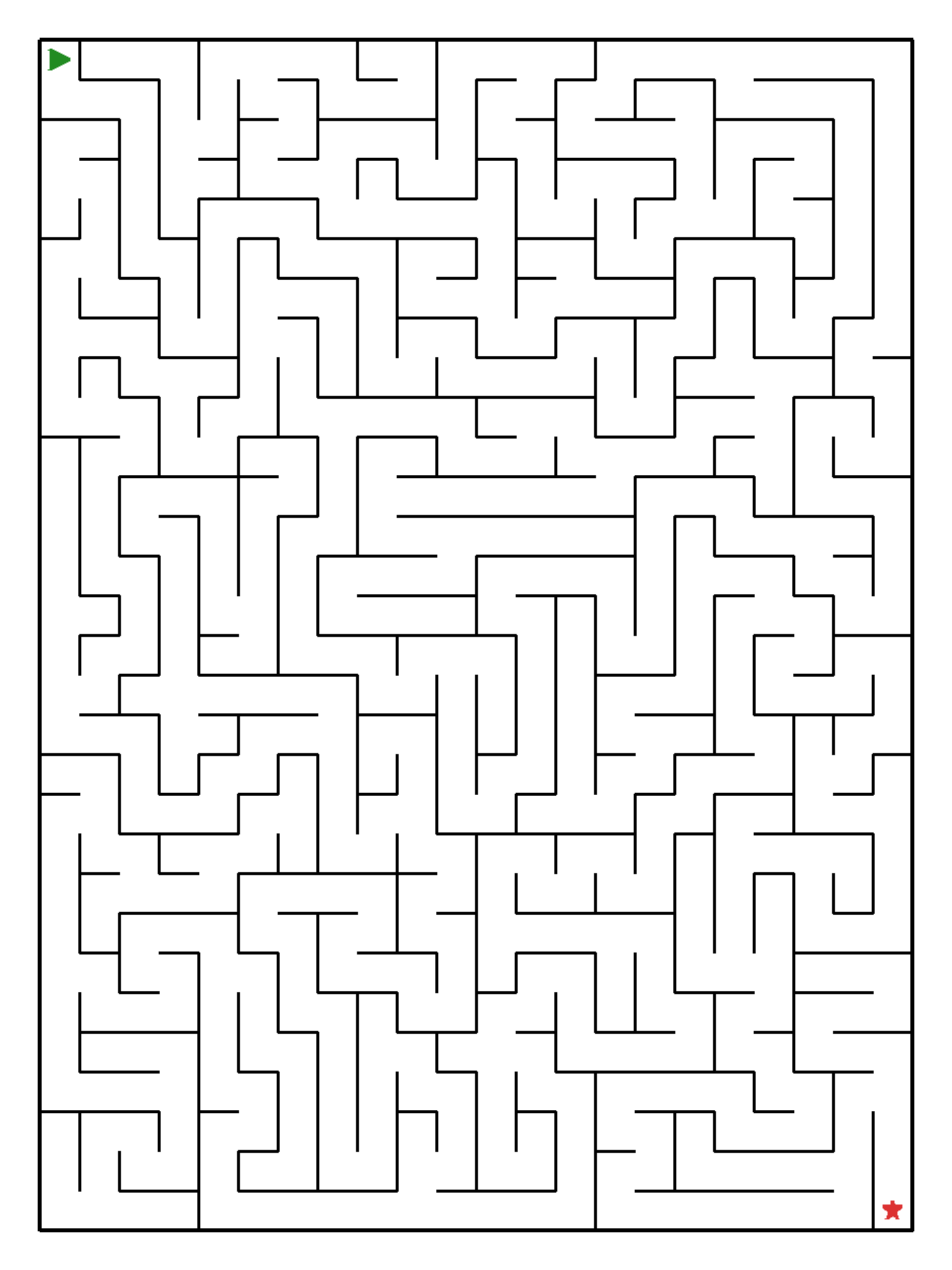 Labyrinth-Rätsel Labyrinth (leicht) für Teenager aus der Kategorie Labyrinth - kostenlos ausdrucken