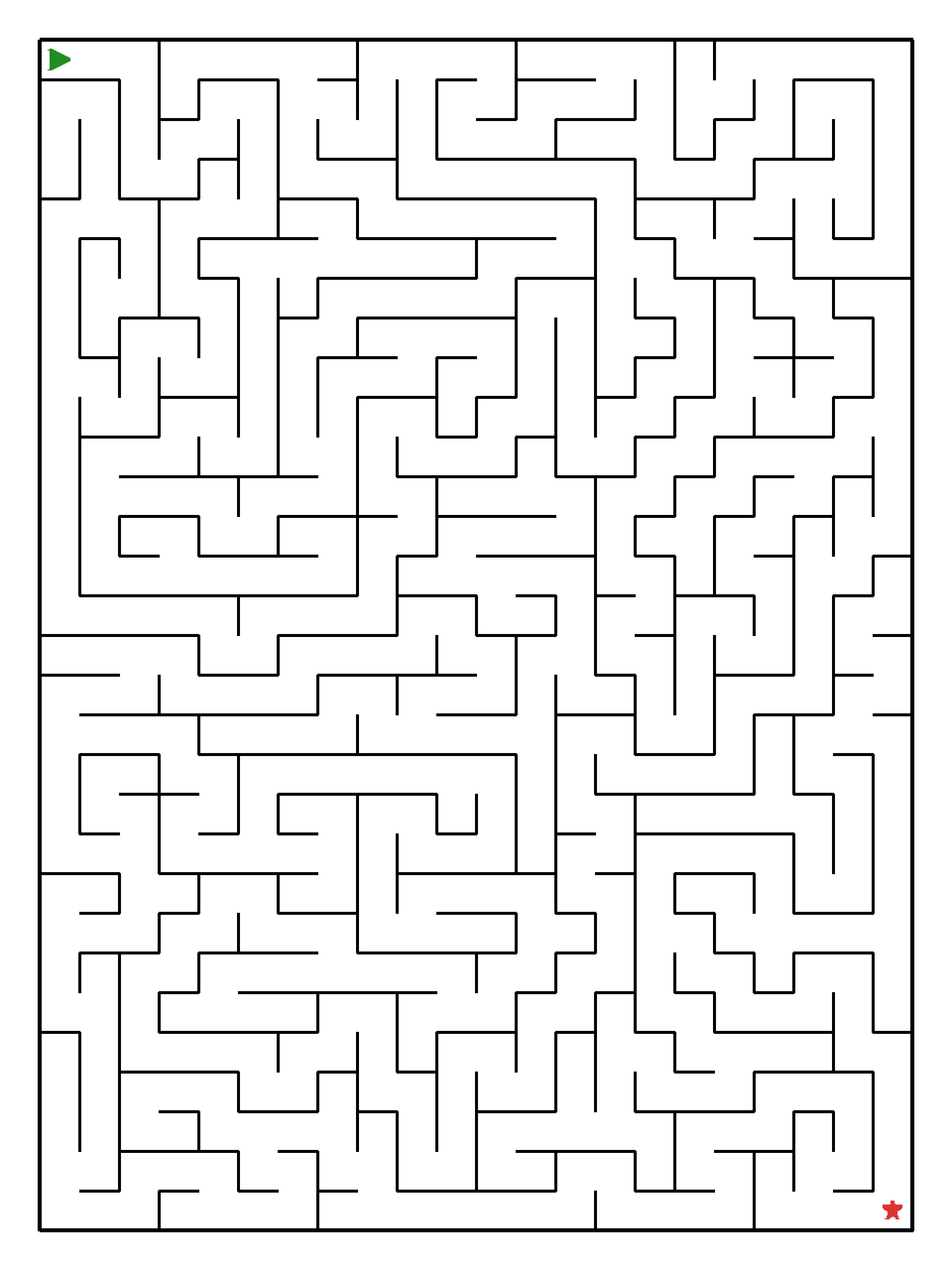 Labyrinth-Rätsel Labyrinth (leicht) für Teenager aus der Kategorie Labyrinth - kostenlos ausdrucken