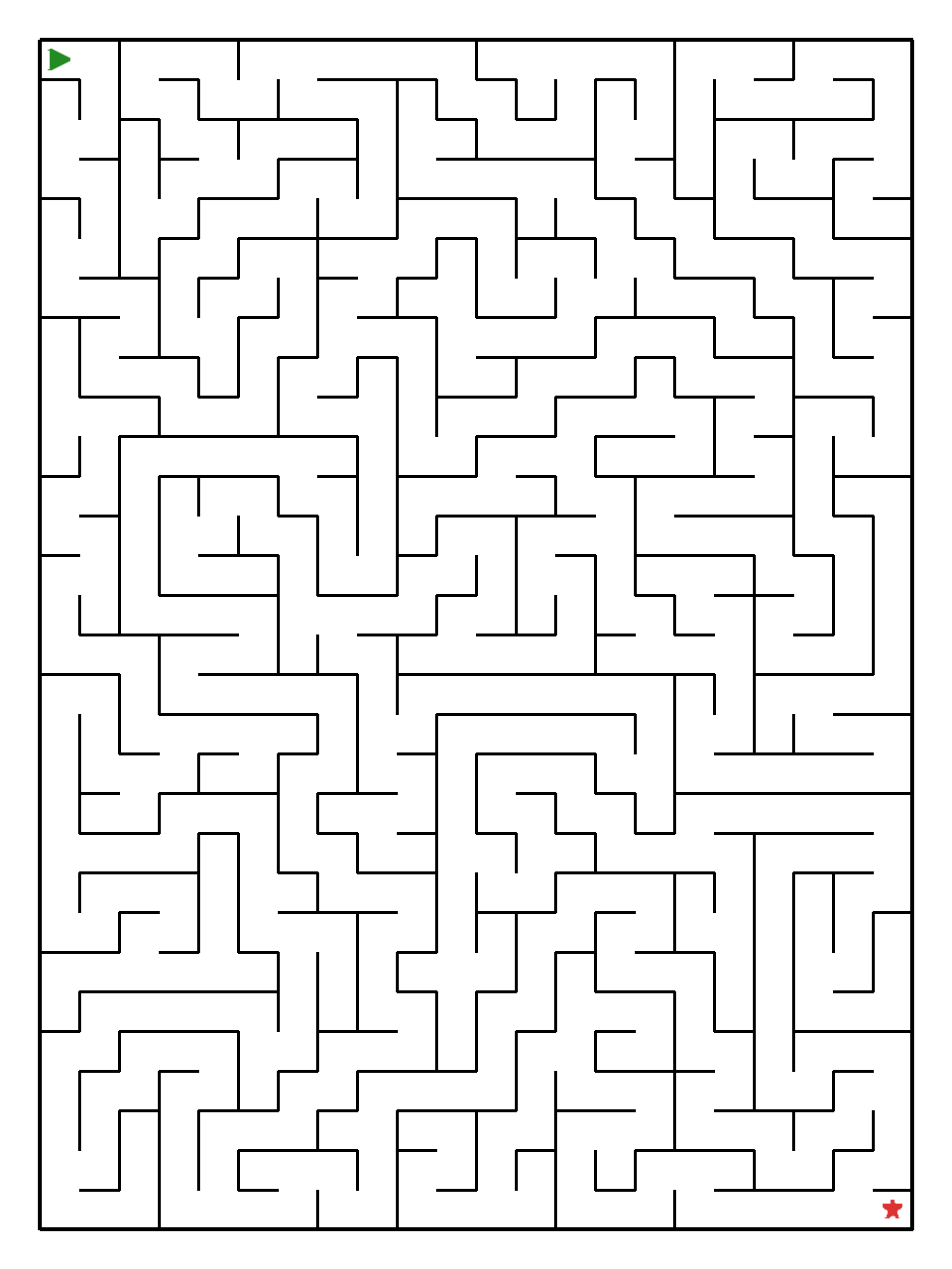 Labyrinth-Rätsel Labyrinth (leicht) für Teenager aus der Kategorie Labyrinth - kostenlos ausdrucken