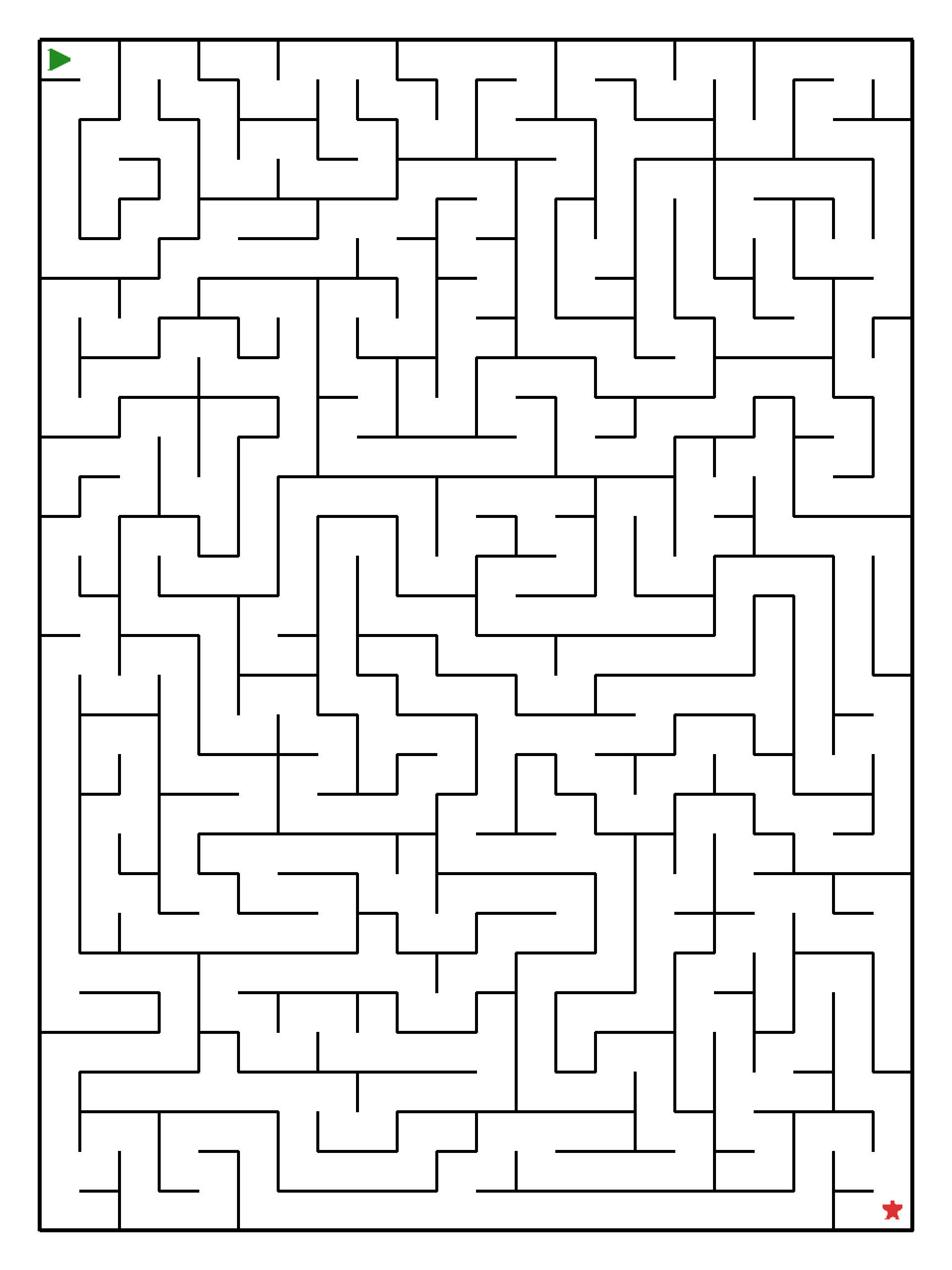 Labyrinth-Rätsel Labyrinth (leicht) für Teenager aus der Kategorie Labyrinth - kostenlos ausdrucken