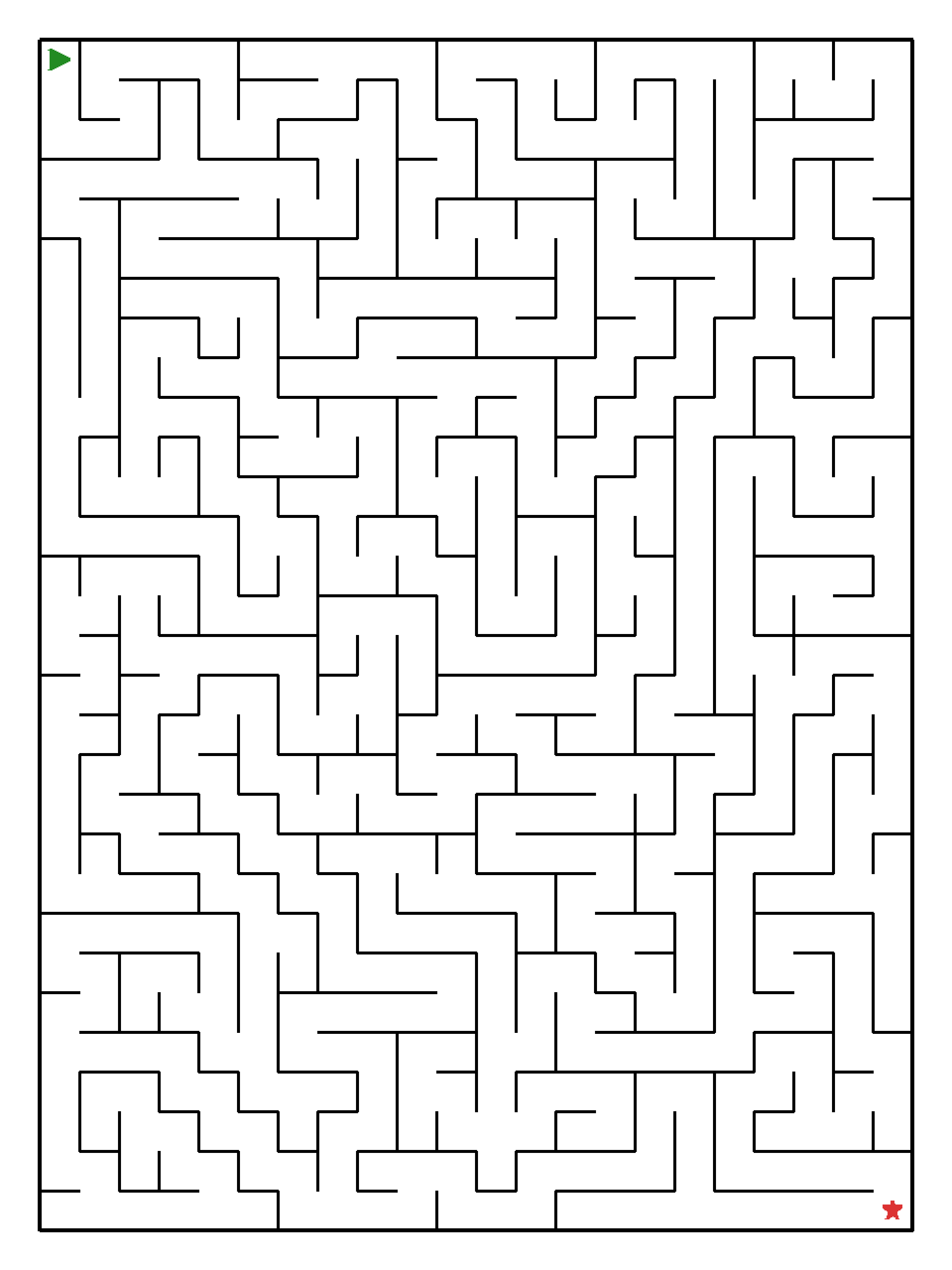 Labyrinth-Rätsel Labyrinth (leicht) für Teenager aus der Kategorie Labyrinth - kostenlos ausdrucken