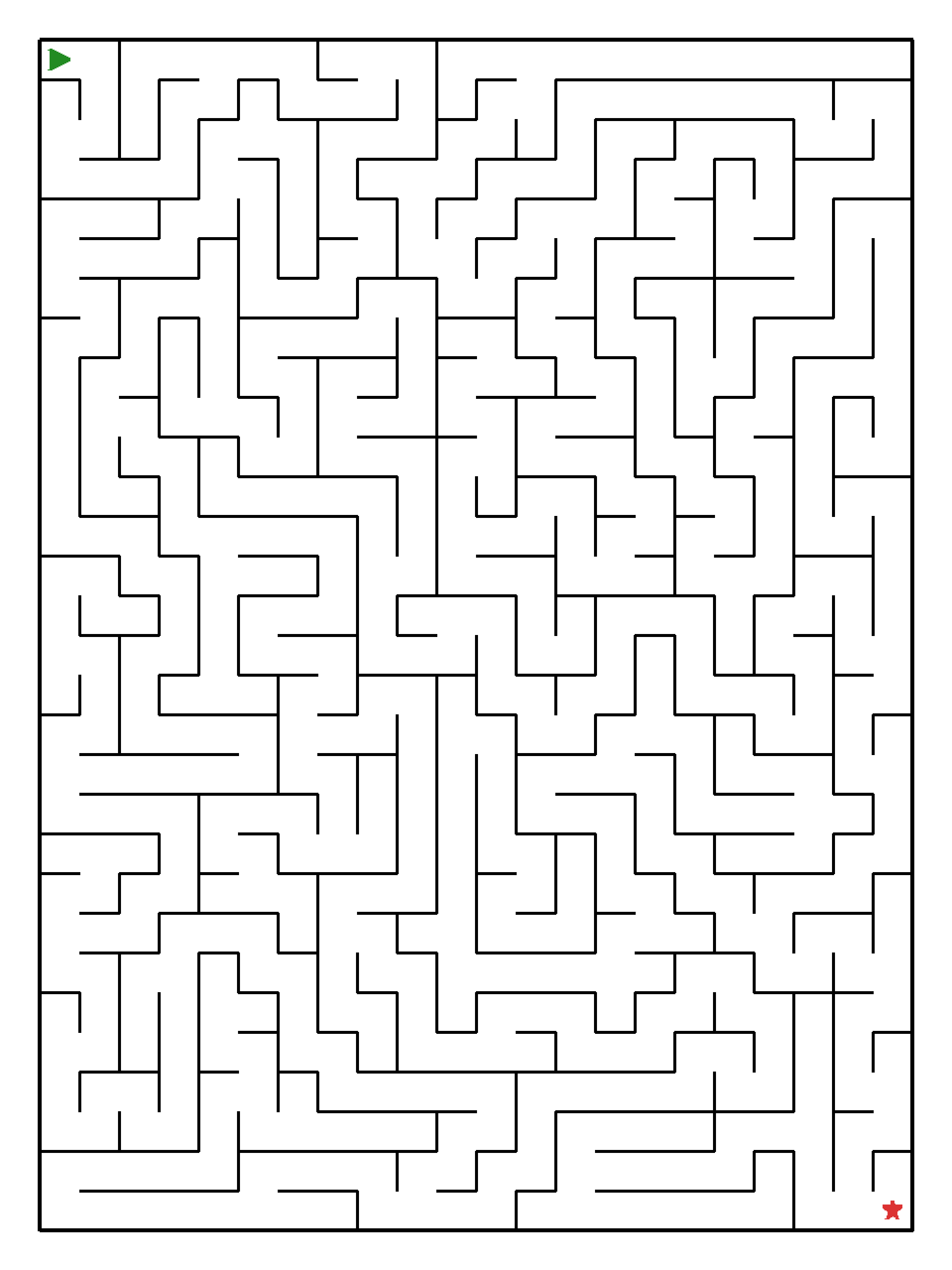 Labyrinth-Rätsel Labyrinth (leicht) für Teenager aus der Kategorie Labyrinth - kostenlos ausdrucken