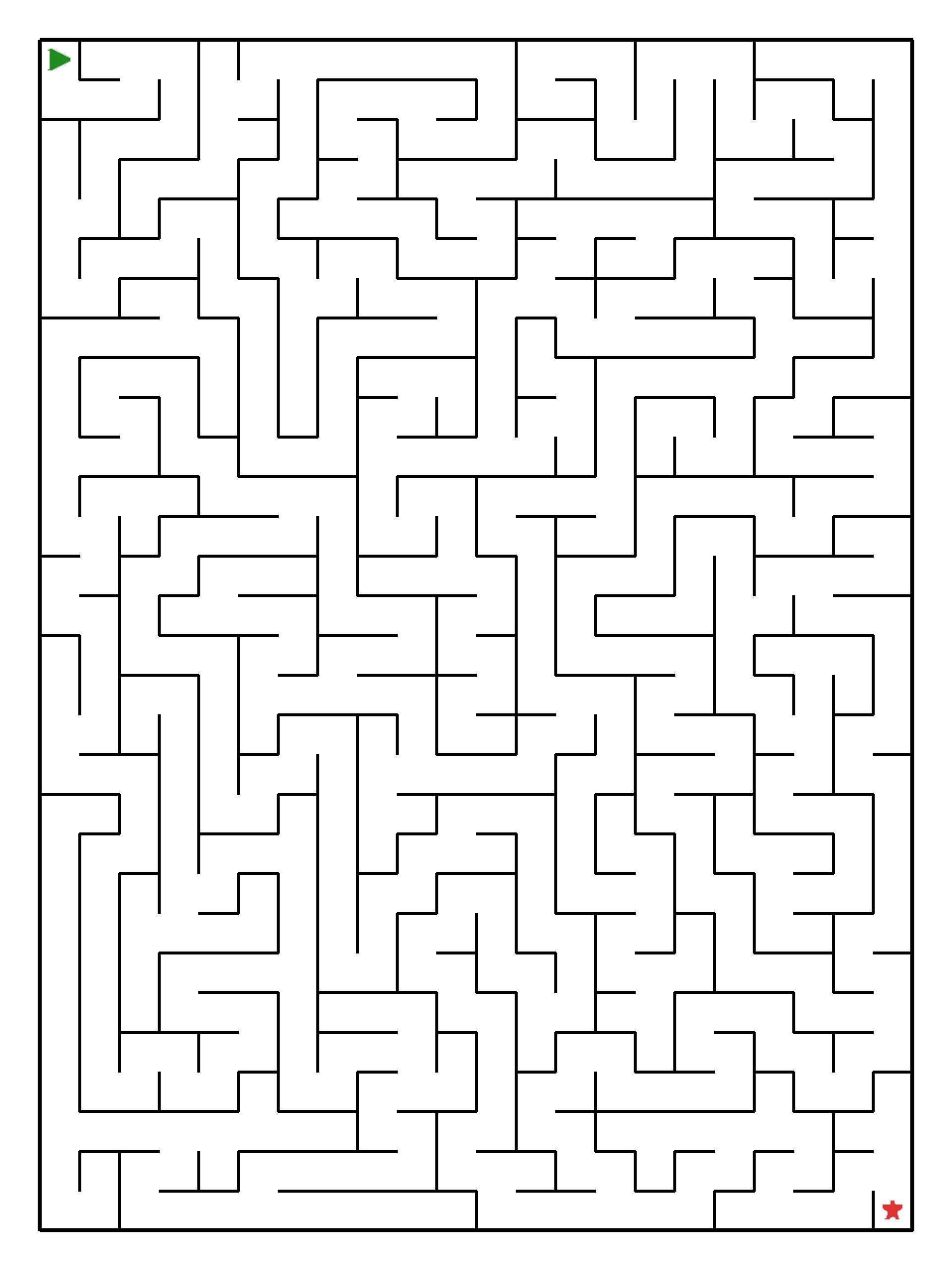 Labyrinth-Rätsel Labyrinth (leicht) für Teenager aus der Kategorie Labyrinth - kostenlos ausdrucken