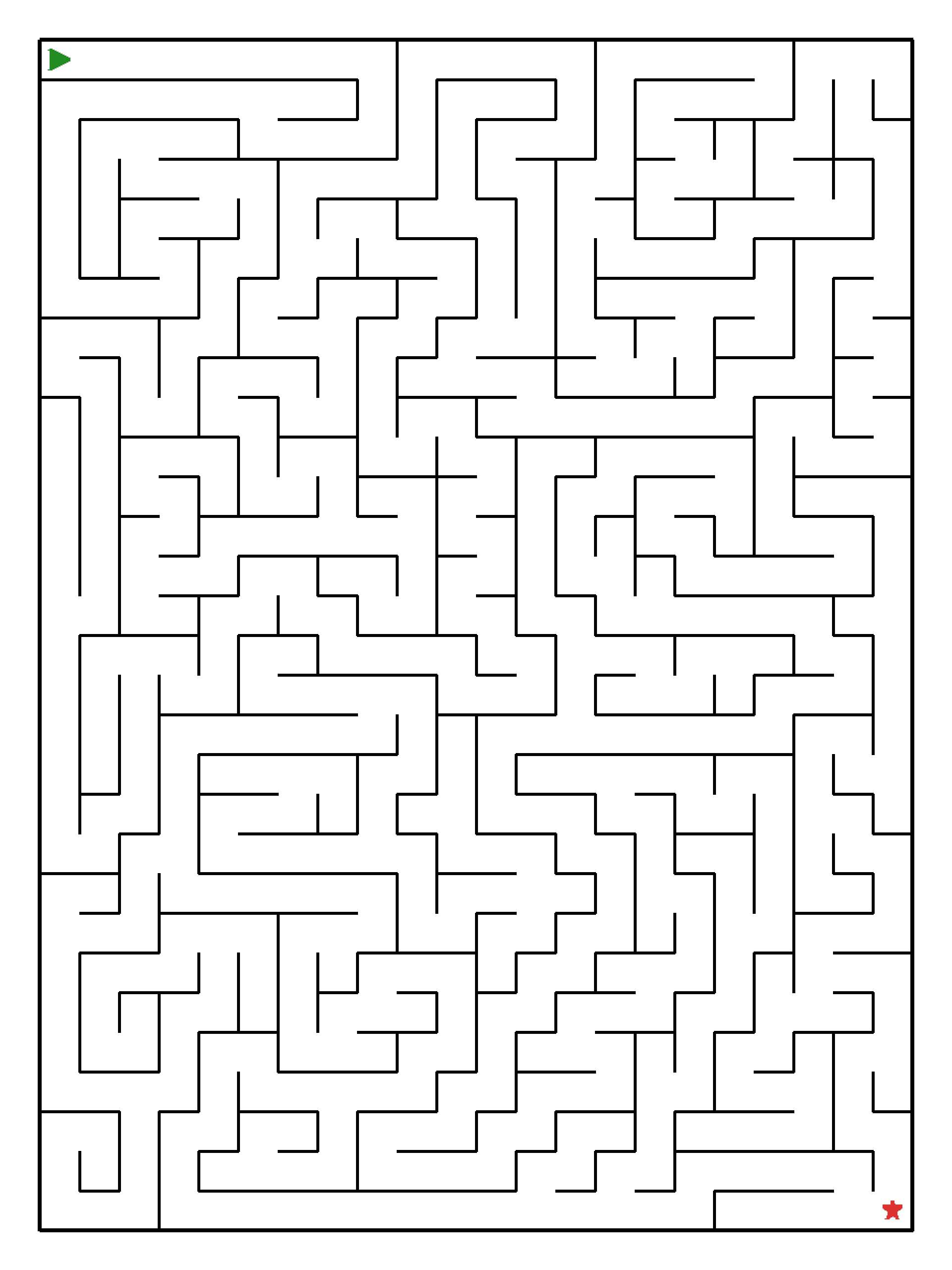 Labyrinth-Rätsel Labyrinth (leicht) für Teenager aus der Kategorie Labyrinth - kostenlos ausdrucken