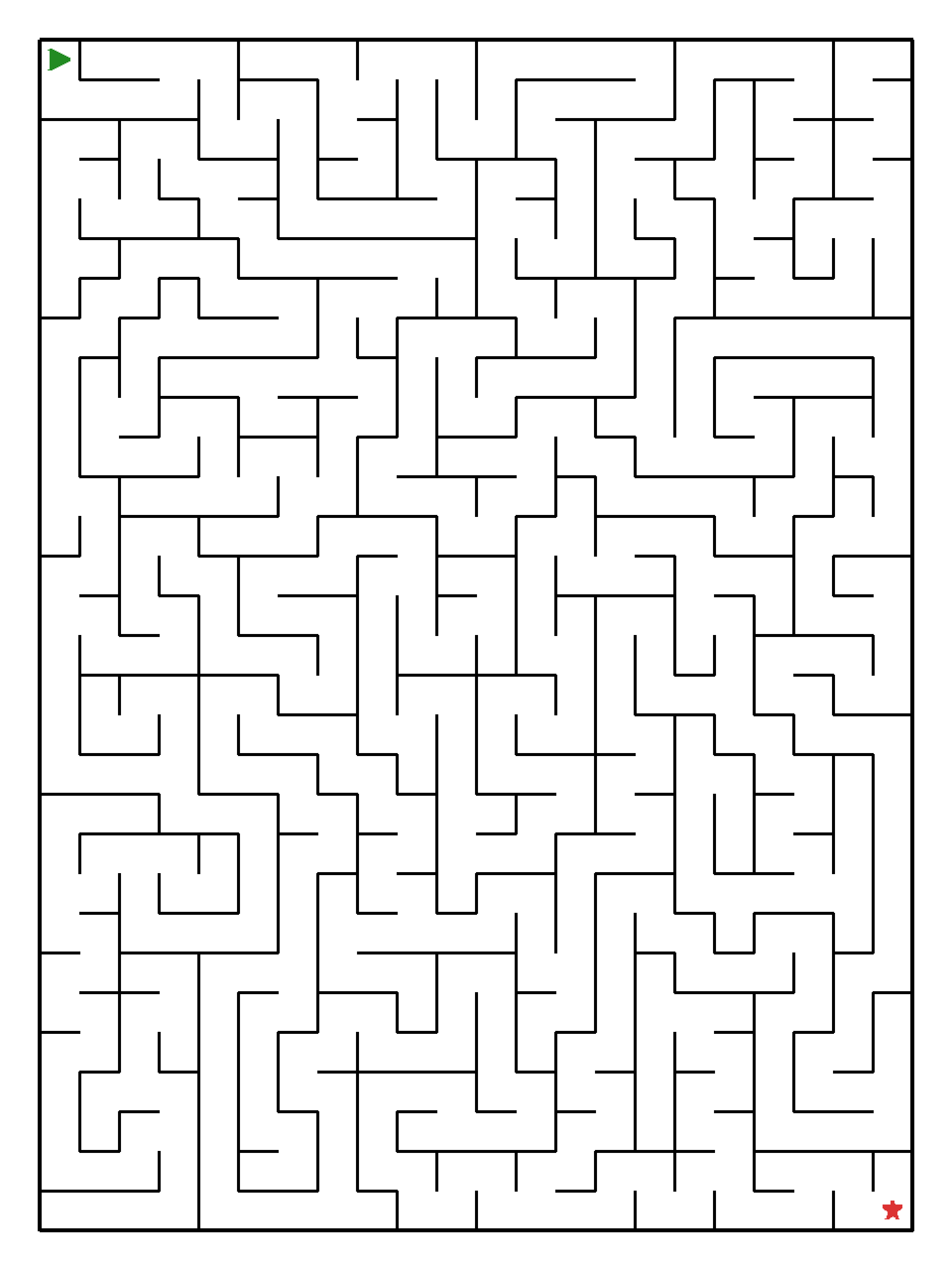 Labyrinth-Rätsel Labyrinth (leicht) für Teenager aus der Kategorie Labyrinth - kostenlos ausdrucken