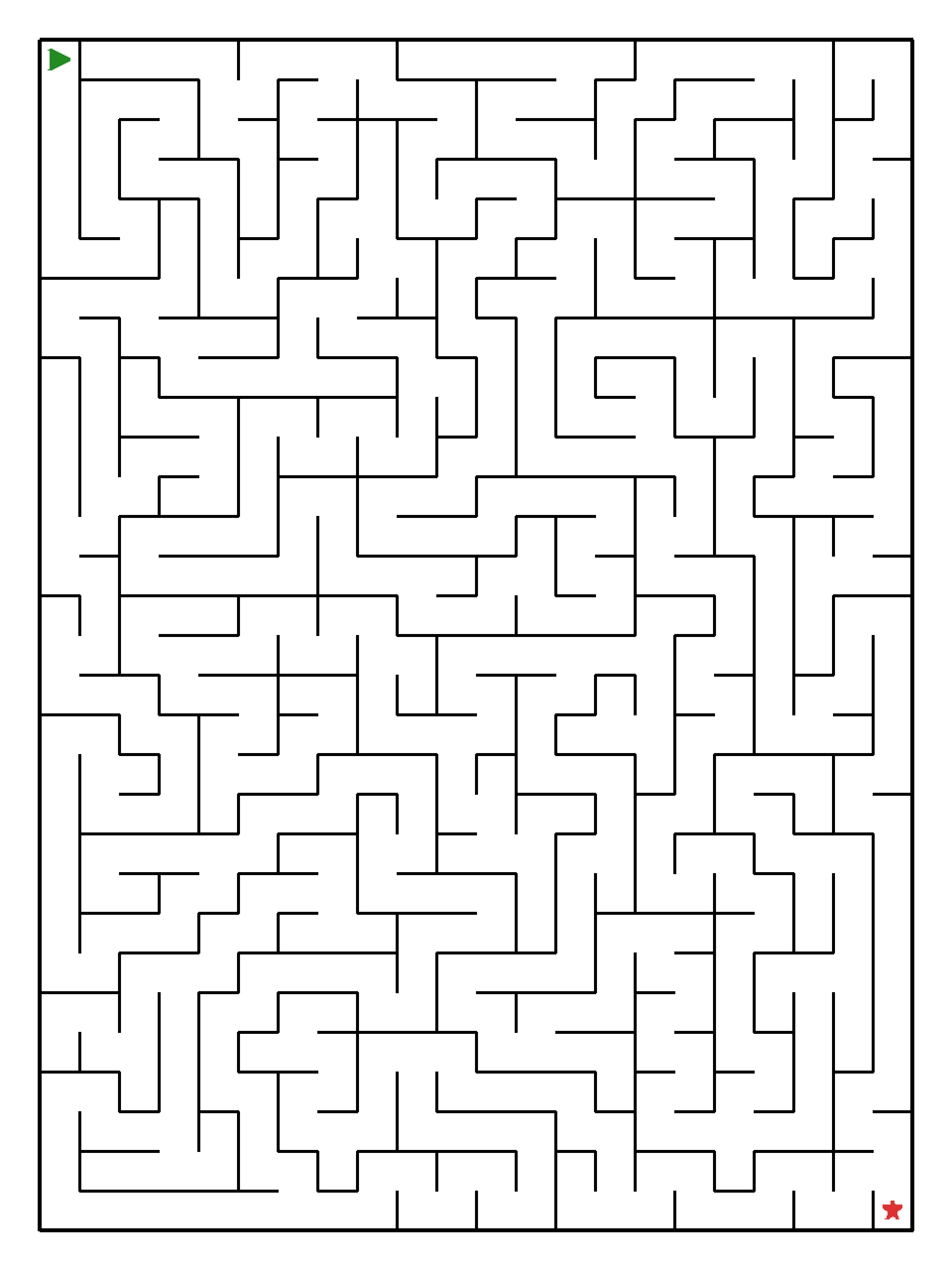 Labyrinth-Rätsel Labyrinth (leicht) für Teenager aus der Kategorie Labyrinth - kostenlos ausdrucken