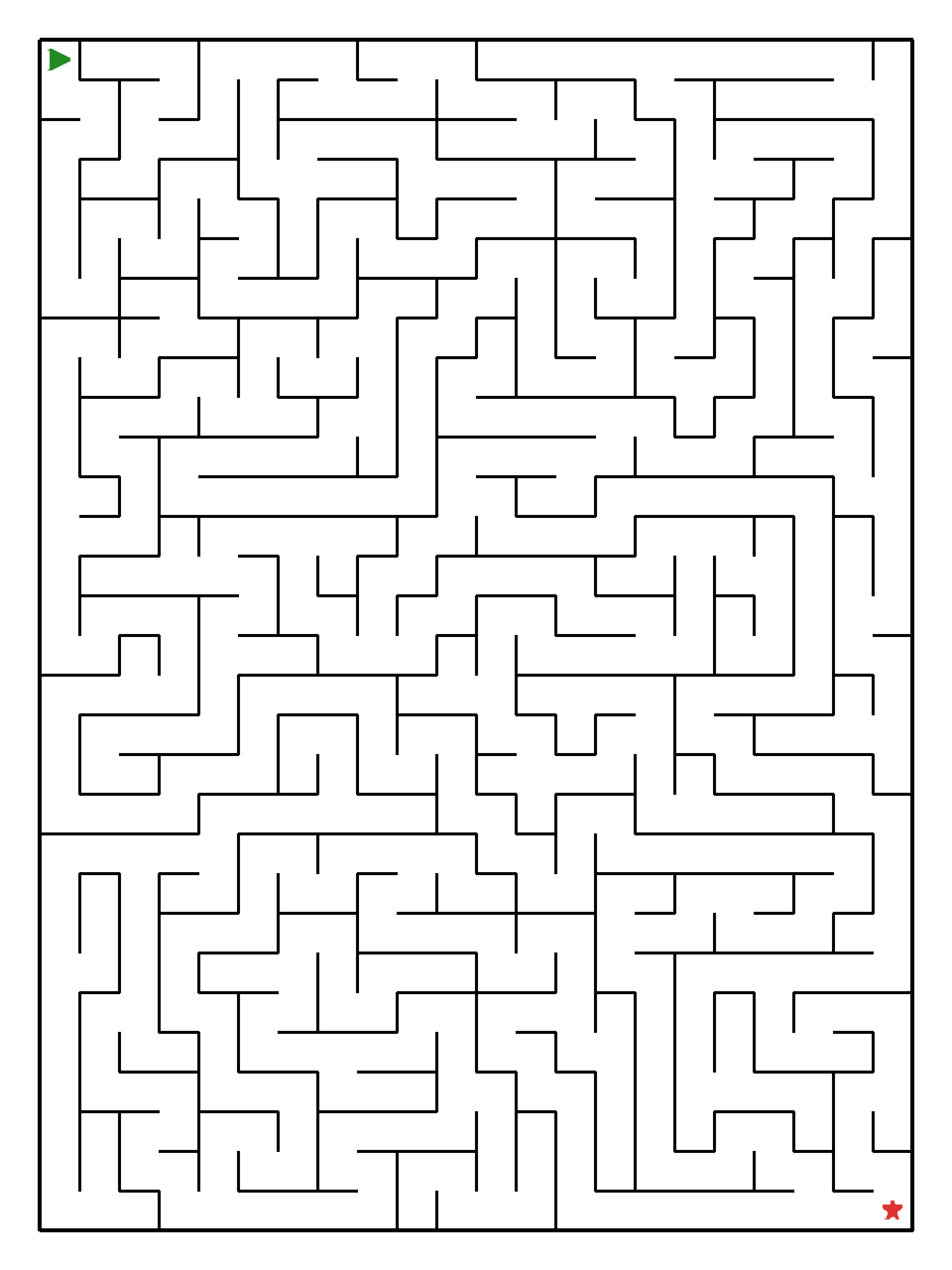 Labyrinth-Rätsel Labyrinth (leicht) für Teenager aus der Kategorie Labyrinth - kostenlos ausdrucken