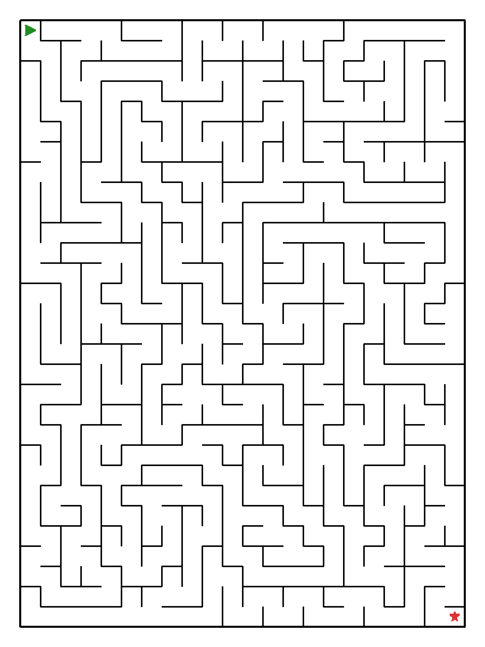 Labyrinth-Rätsel Labyrinth (leicht) für Teenager aus der Kategorie Labyrinth - kostenlos ausdrucken