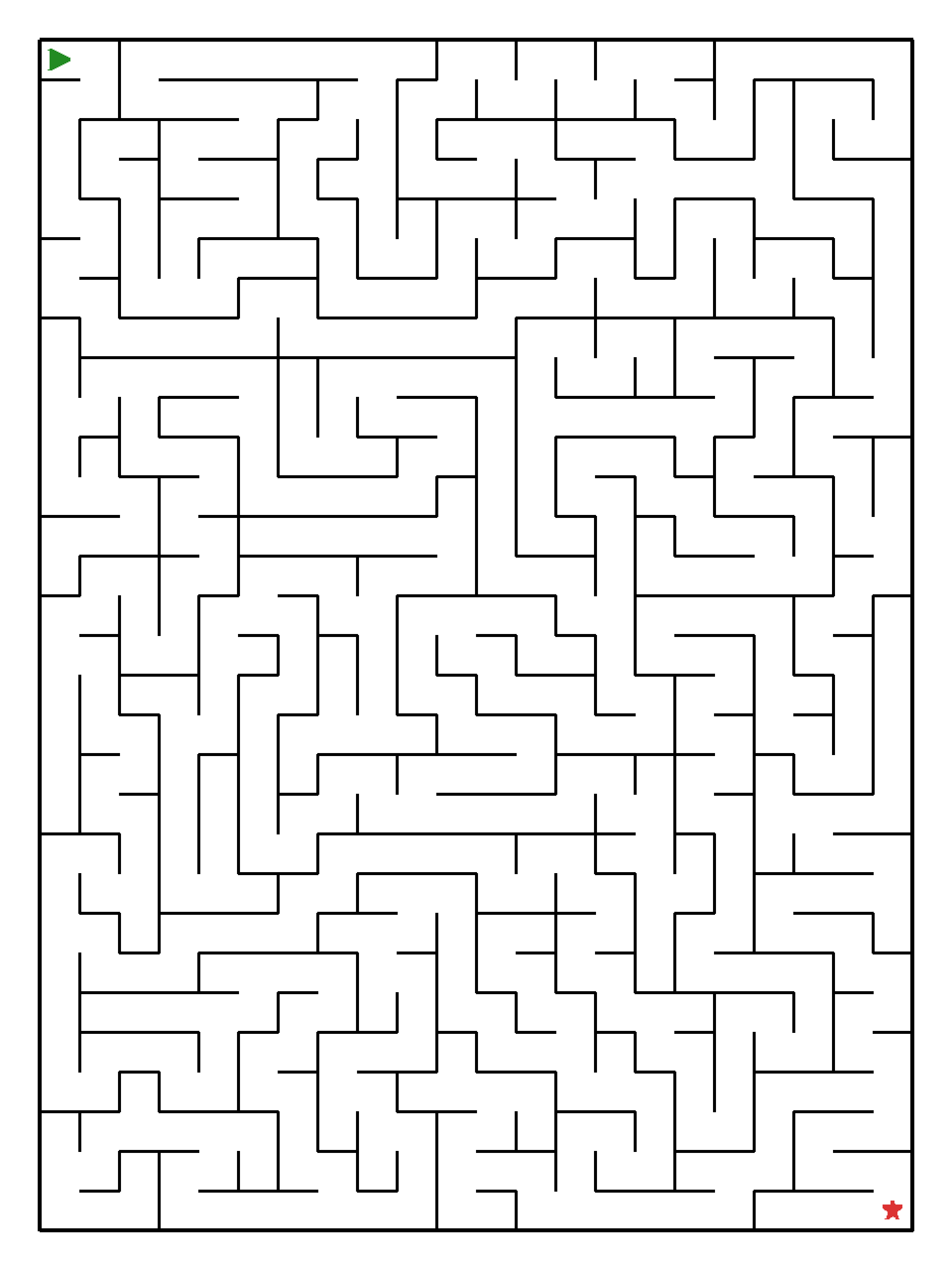 Labyrinth-Rätsel Labyrinth (leicht) für Teenager aus der Kategorie Labyrinth - kostenlos ausdrucken