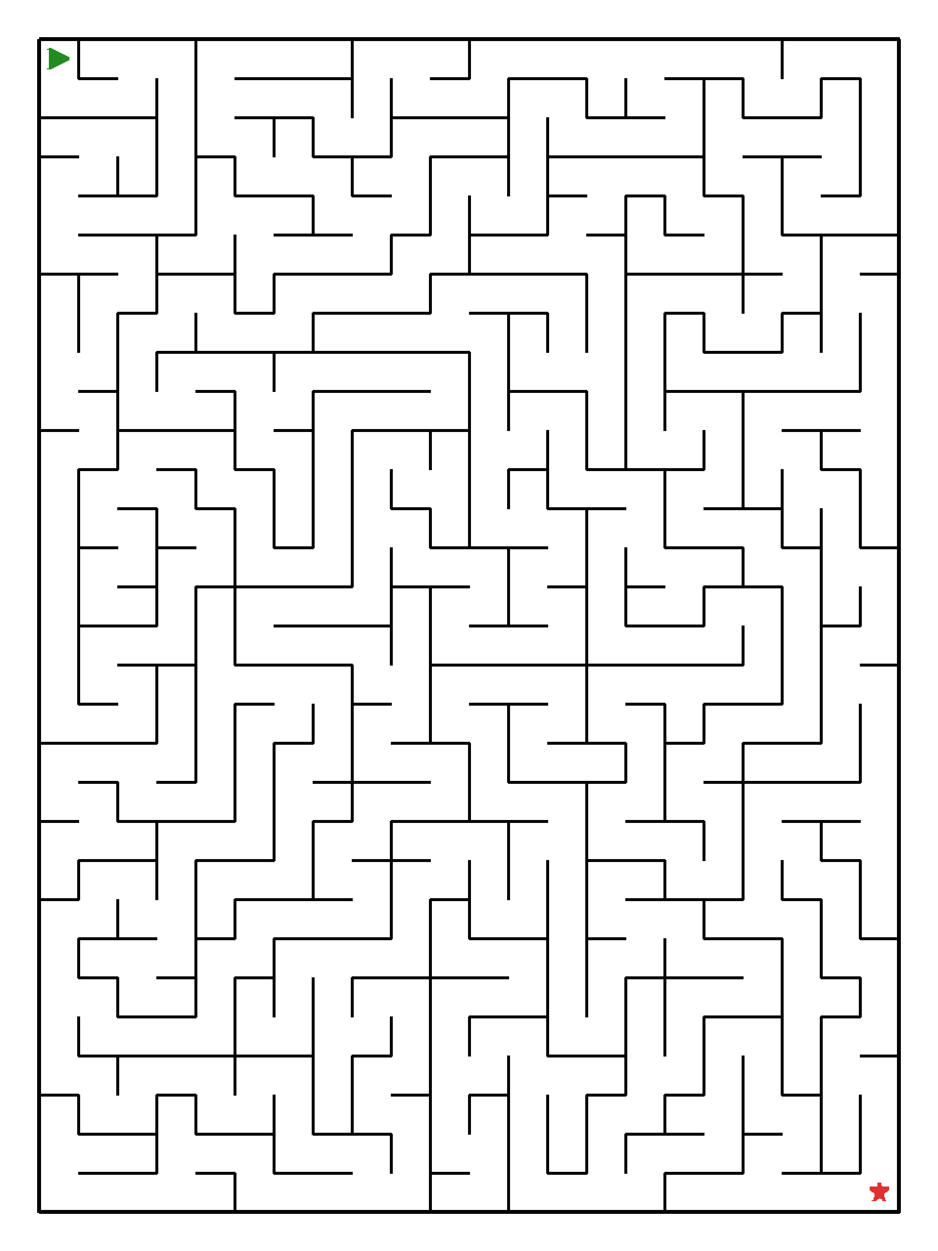 Labyrinth-Rätsel Labyrinth (leicht) für Teenager aus der Kategorie Labyrinth - kostenlos ausdrucken