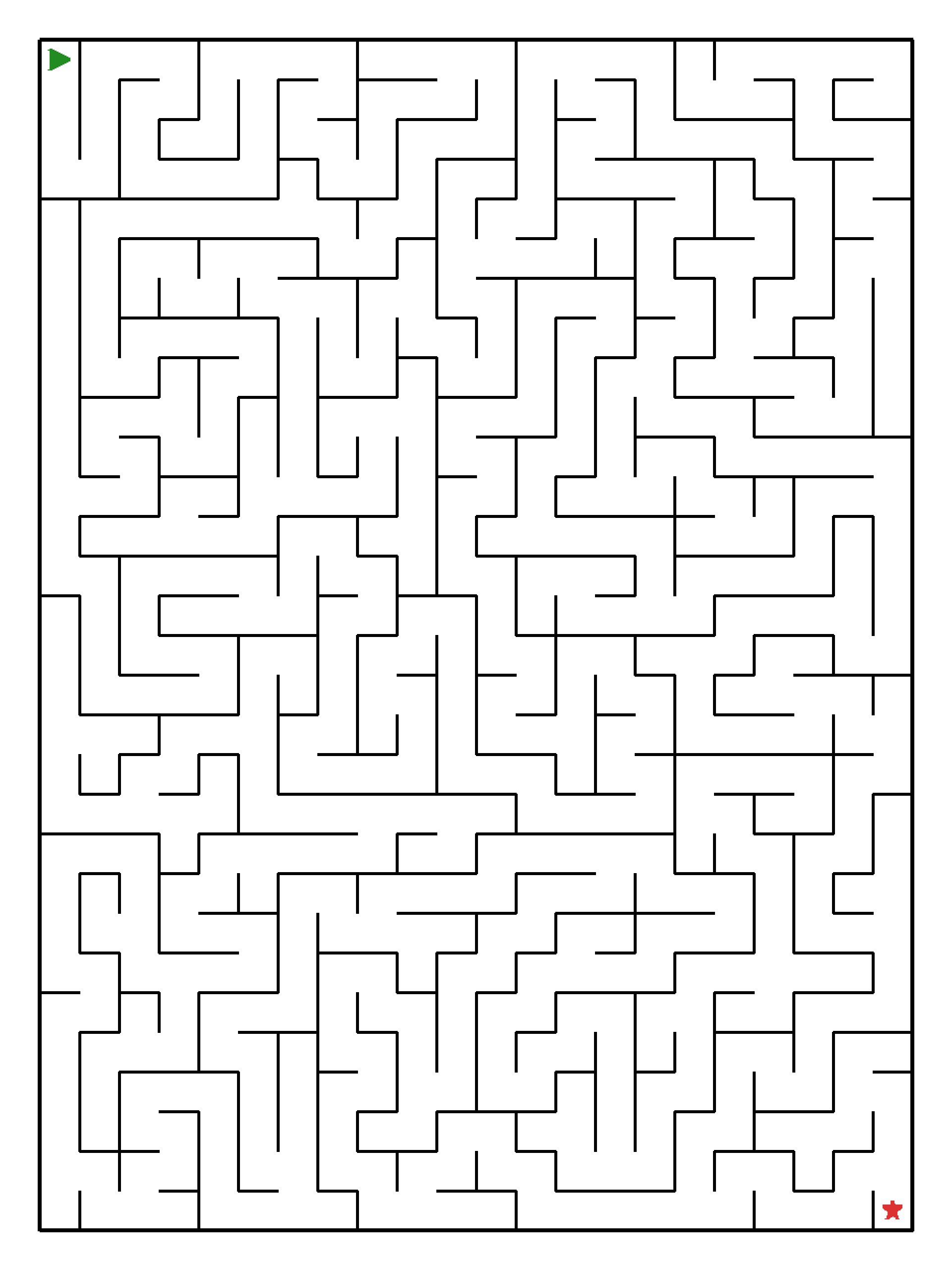 Labyrinth-Rätsel Labyrinth (leicht) für Teenager aus der Kategorie Labyrinth - kostenlos ausdrucken