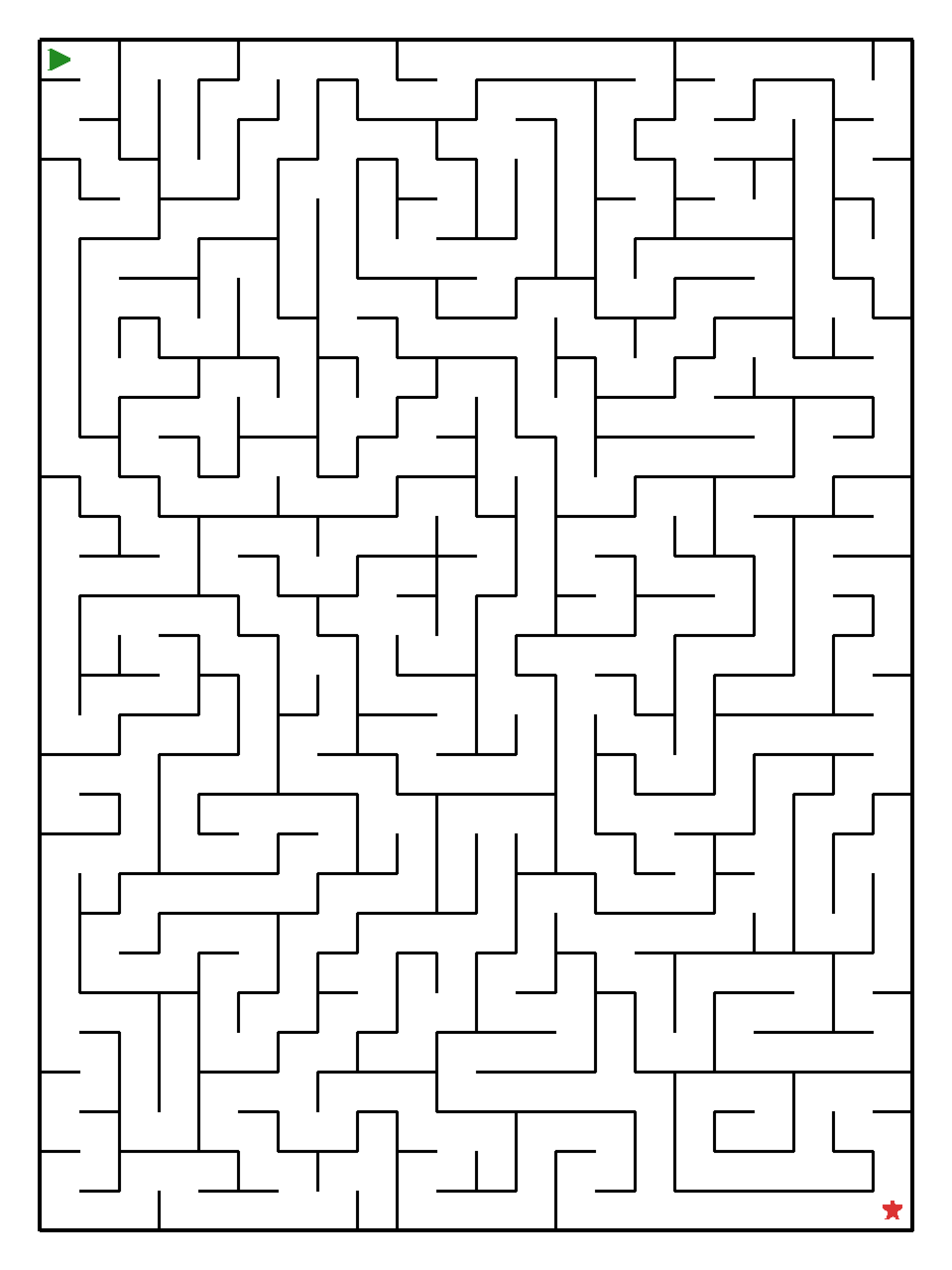 Labyrinth-Rätsel Labyrinth (leicht) für Teenager aus der Kategorie Labyrinth - kostenlos ausdrucken