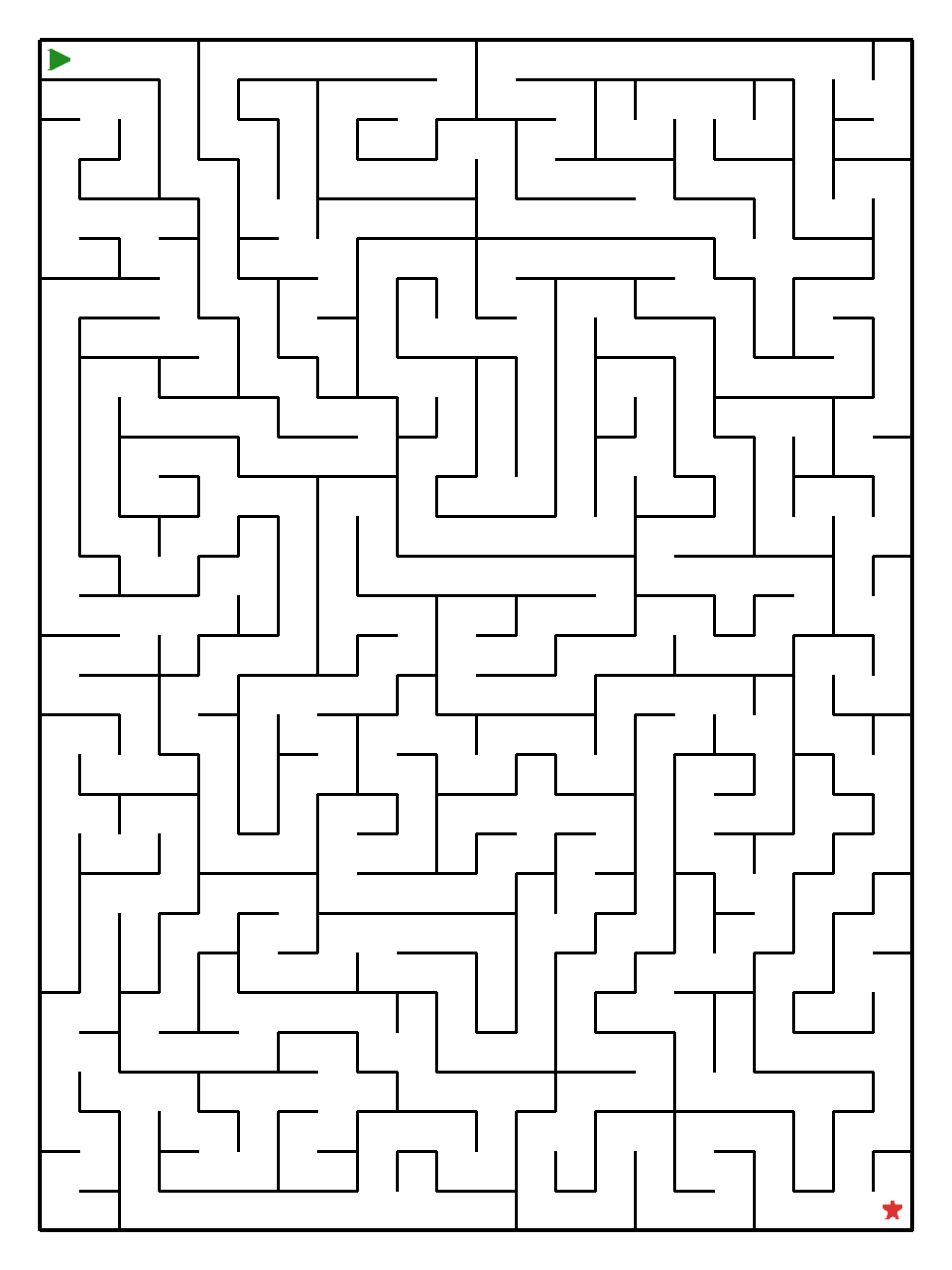 Labyrinth-Rätsel Labyrinth (leicht) für Teenager aus der Kategorie Labyrinth - kostenlos ausdrucken