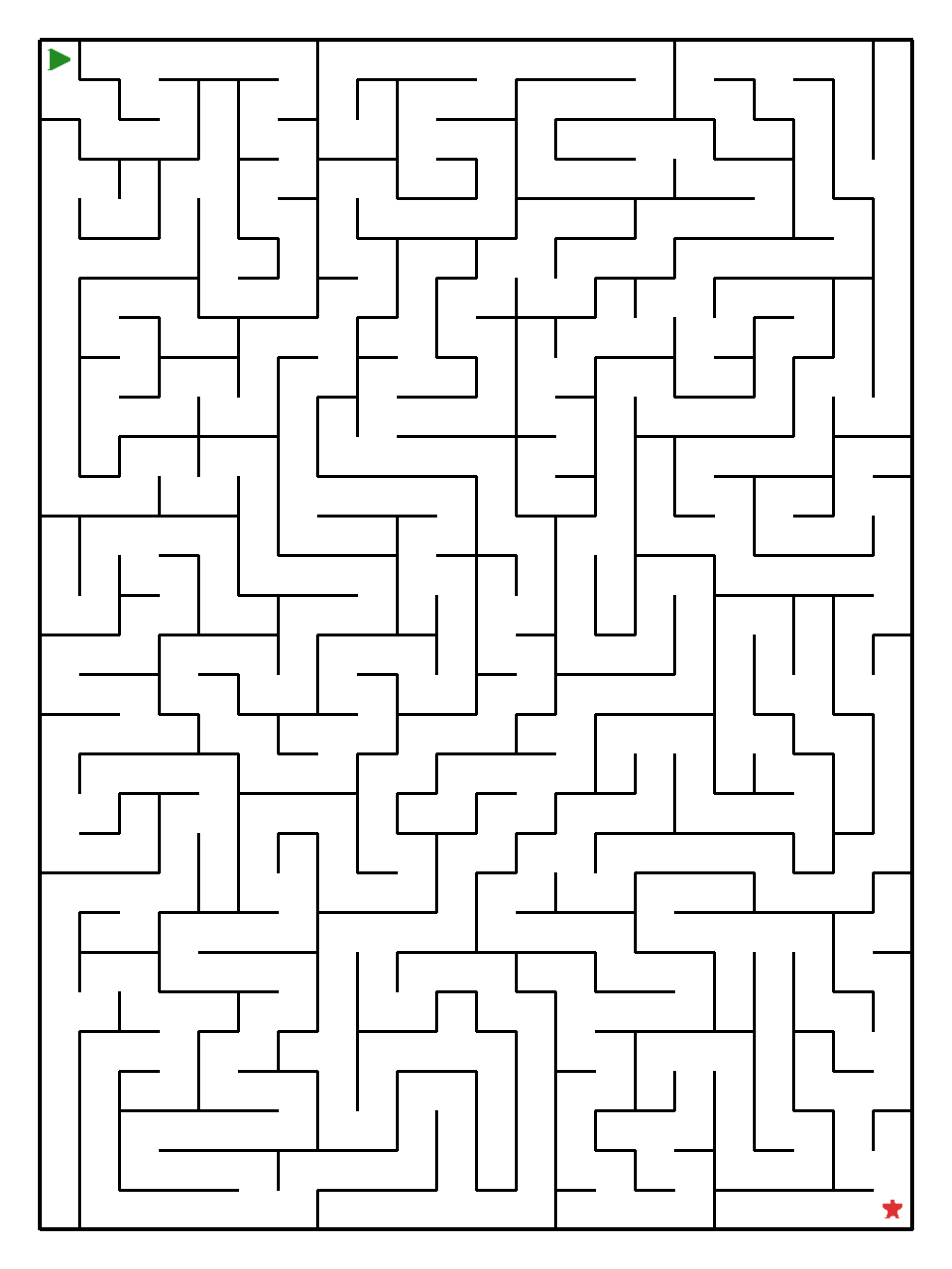 Labyrinth-Rätsel Labyrinth (leicht) für Teenager aus der Kategorie Labyrinth - kostenlos ausdrucken