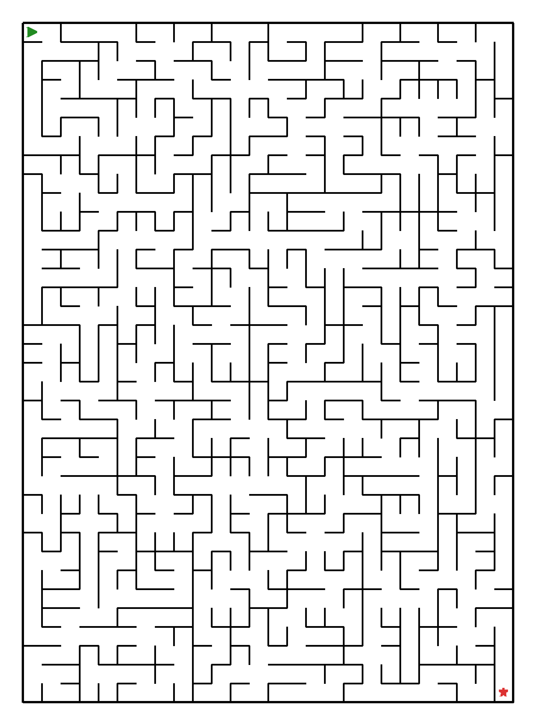 Labyrinth-Rätsel Labyrinth (mittel) für Teenager aus der Kategorie Labyrinth - kostenlos ausdrucken