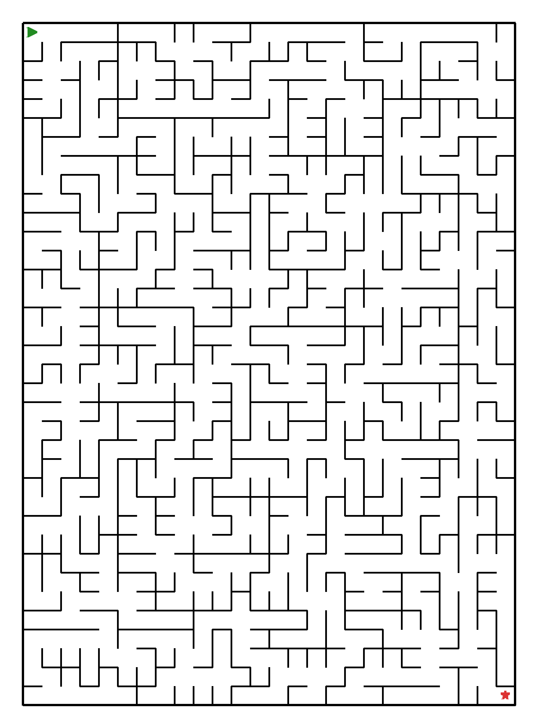 Labyrinth-Rätsel Labyrinth (mittel) für Teenager aus der Kategorie Labyrinth - kostenlos ausdrucken