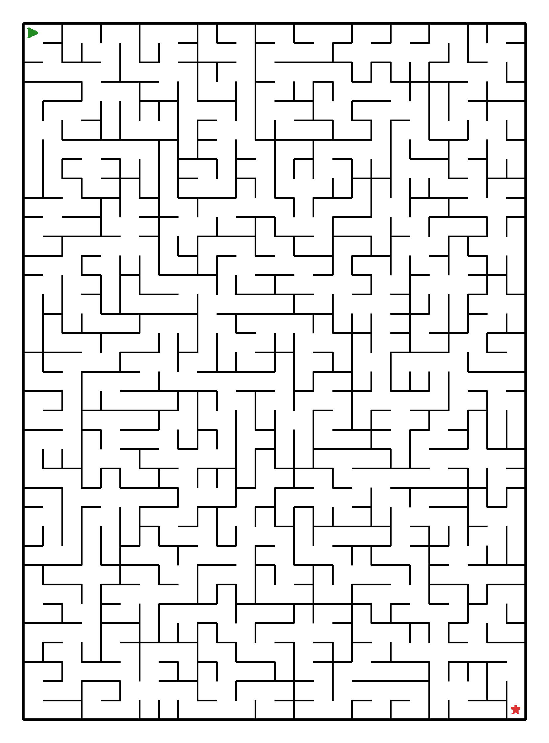 Labyrinth-Rätsel Labyrinth (mittel) für Teenager aus der Kategorie Labyrinth - kostenlos ausdrucken