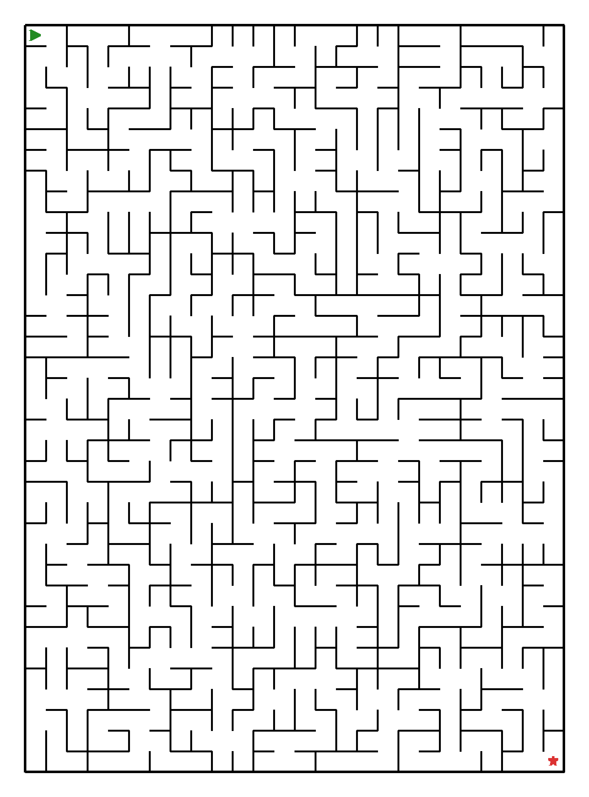 Labyrinth-Rätsel Labyrinth (mittel) für Teenager aus der Kategorie Labyrinth - kostenlos ausdrucken