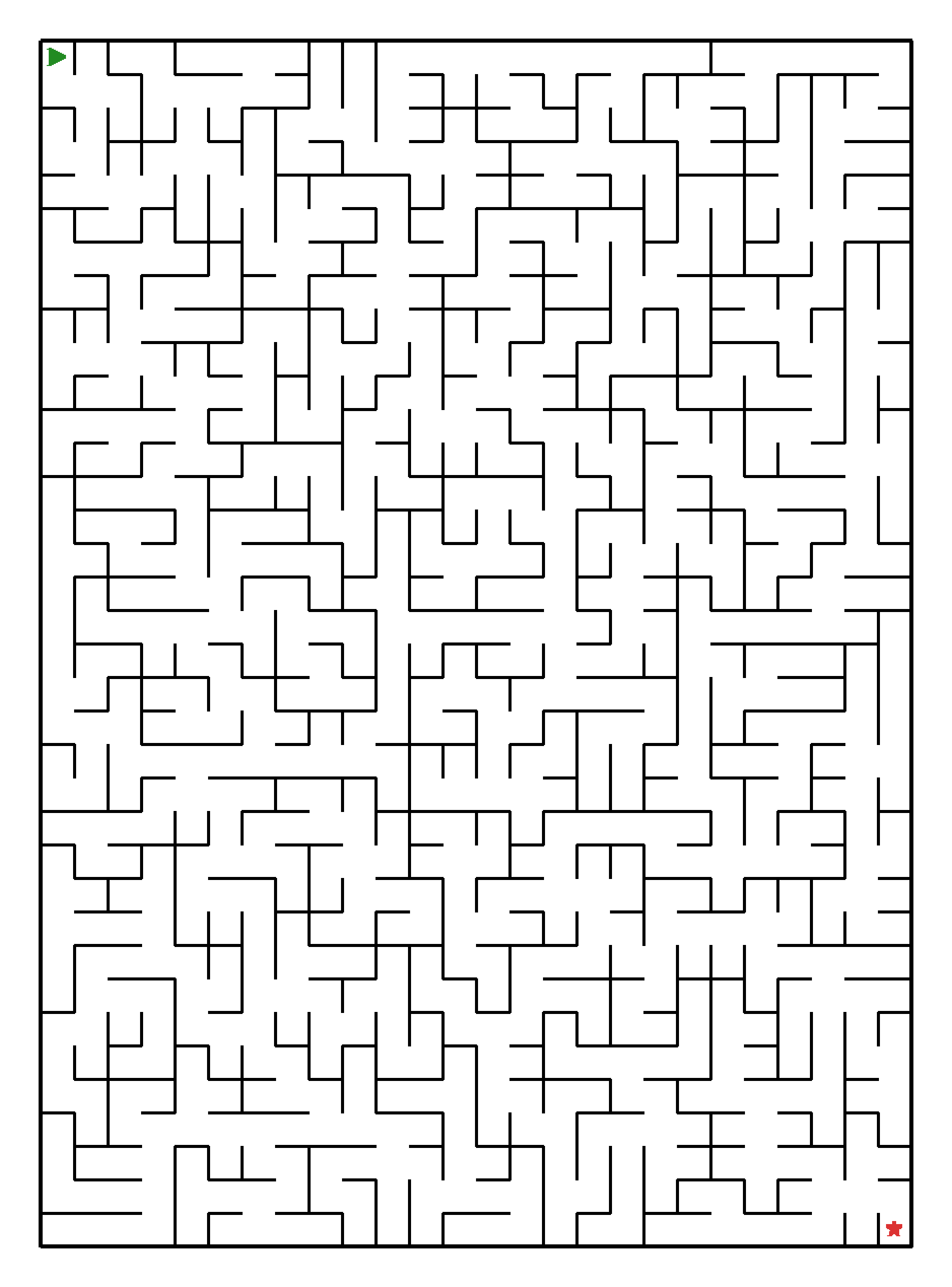 Labyrinth-Rätsel Labyrinth (mittel) für Teenager aus der Kategorie Labyrinth - kostenlos ausdrucken