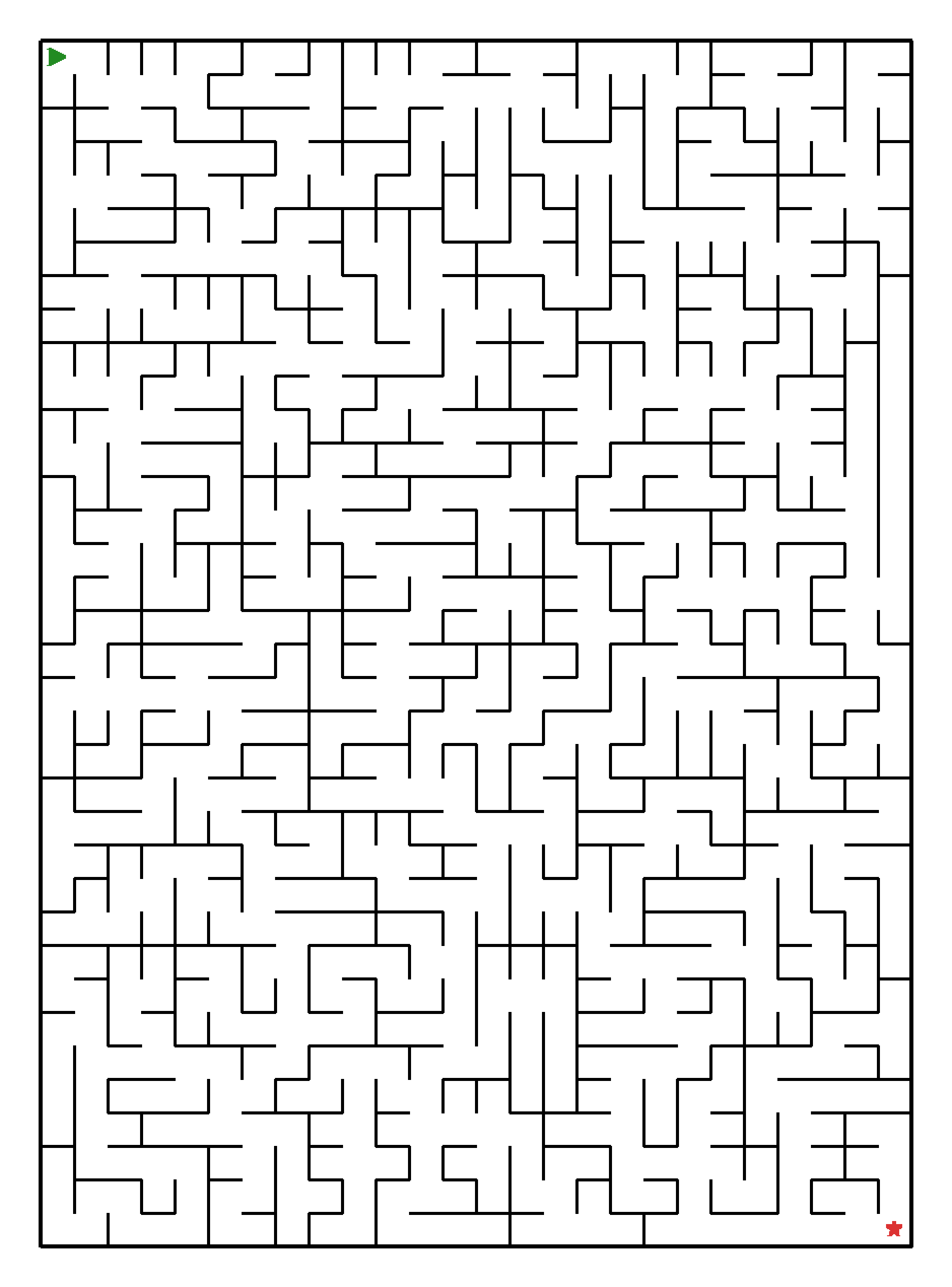 Labyrinth-Rätsel Labyrinth (mittel) für Teenager aus der Kategorie Labyrinth - kostenlos ausdrucken