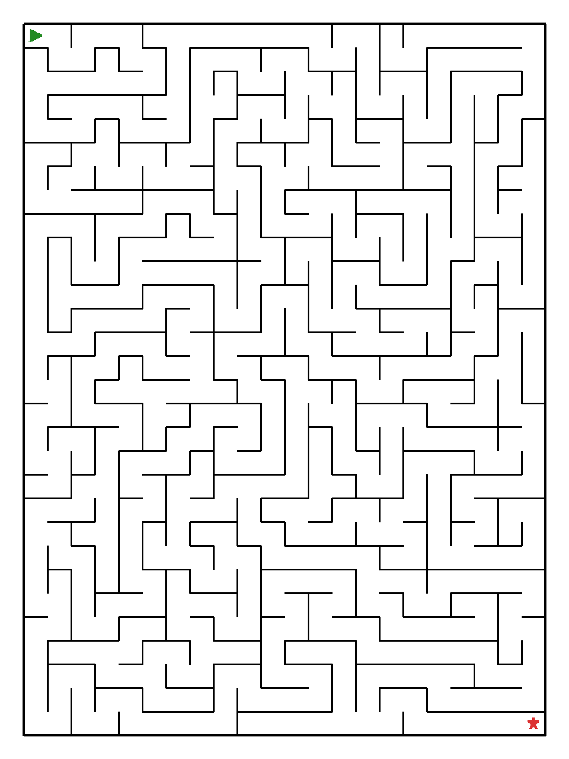 Labyrinth-Rätsel Labyrinth (leicht) für Teenager aus der Kategorie Labyrinth - kostenlos ausdrucken