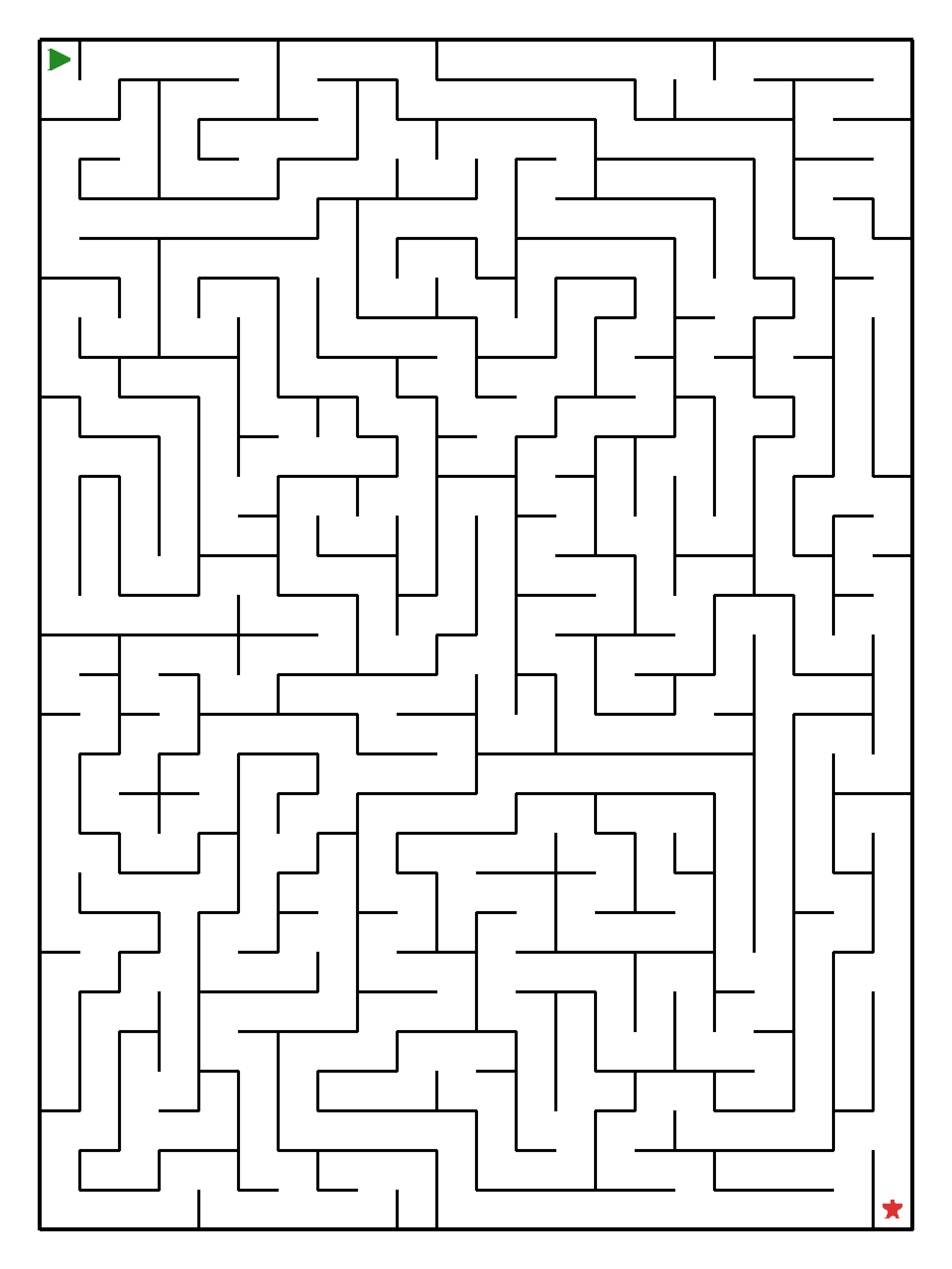 Labyrinth-Rätsel Labyrinth (leicht) für Teenager aus der Kategorie Labyrinth - kostenlos ausdrucken