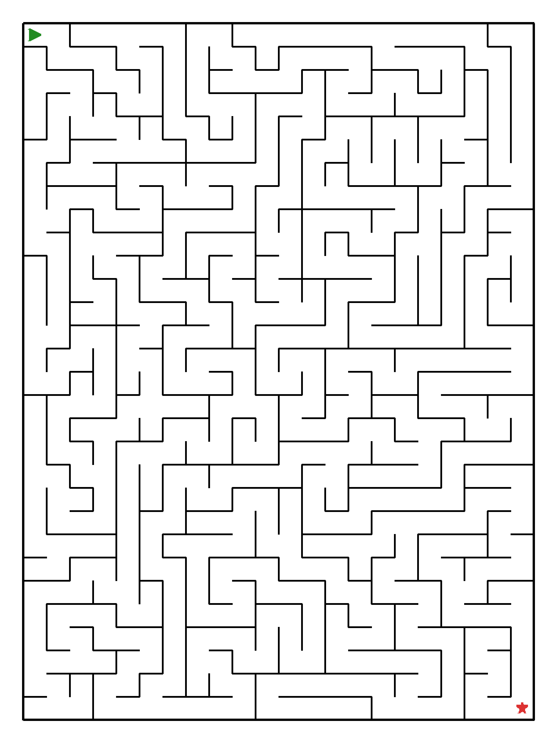 Labyrinth-Rätsel Labyrinth (leicht) für Teenager aus der Kategorie Labyrinth - kostenlos ausdrucken