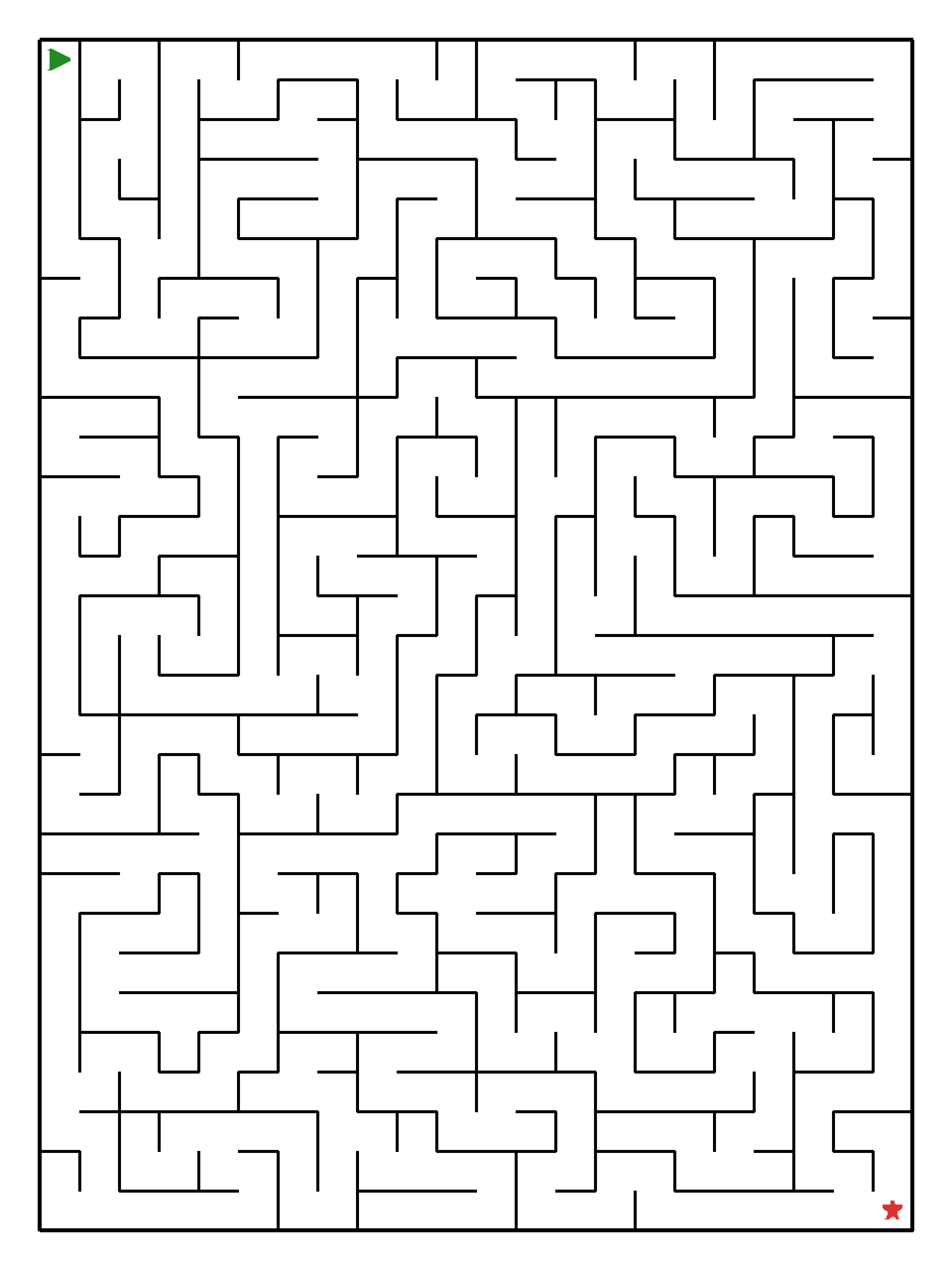 Labyrinth-Rätsel Labyrinth (leicht) für Teenager aus der Kategorie Labyrinth - kostenlos ausdrucken