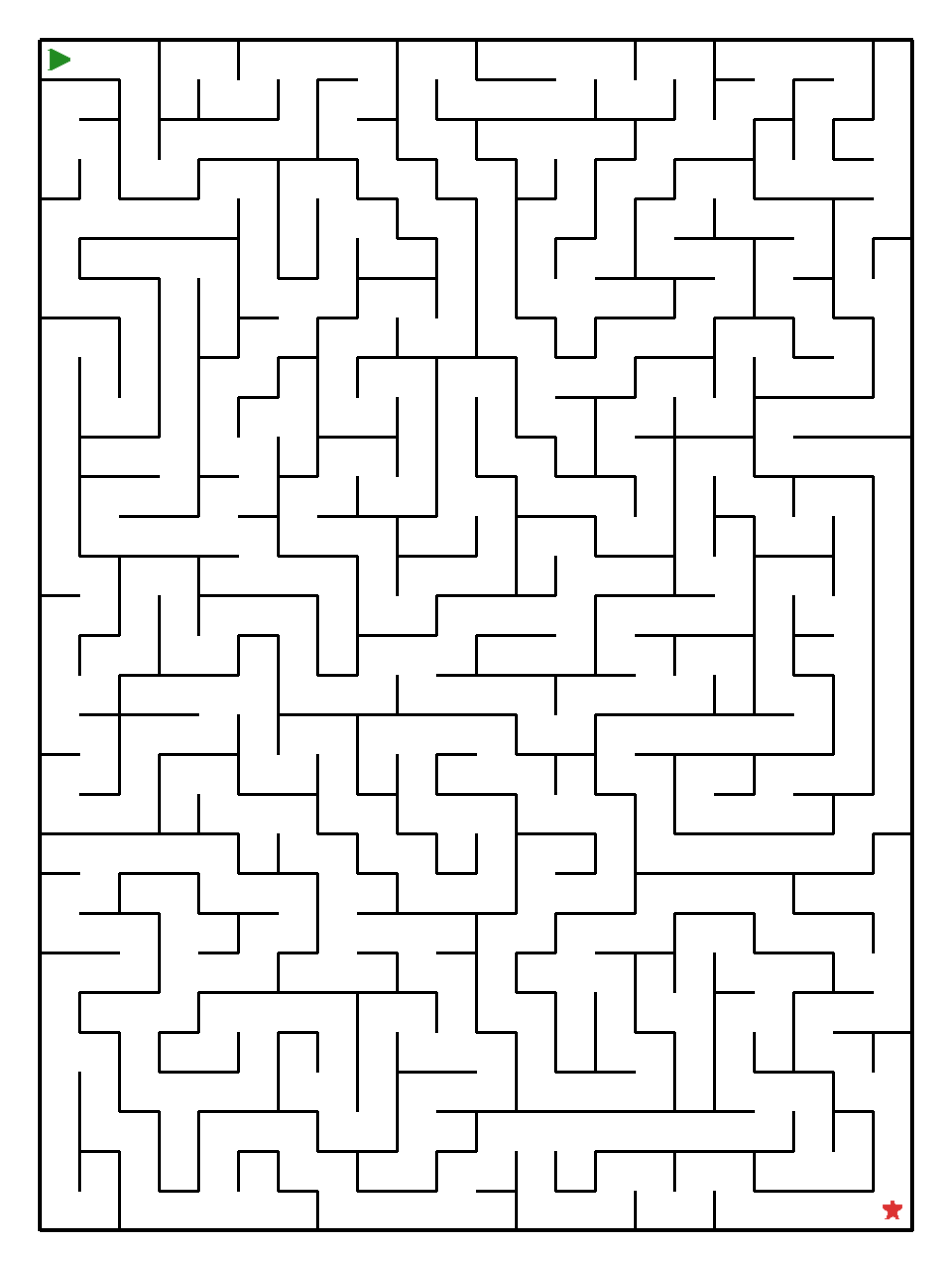 Labyrinth-Rätsel Labyrinth (leicht) für Teenager aus der Kategorie Labyrinth - kostenlos ausdrucken