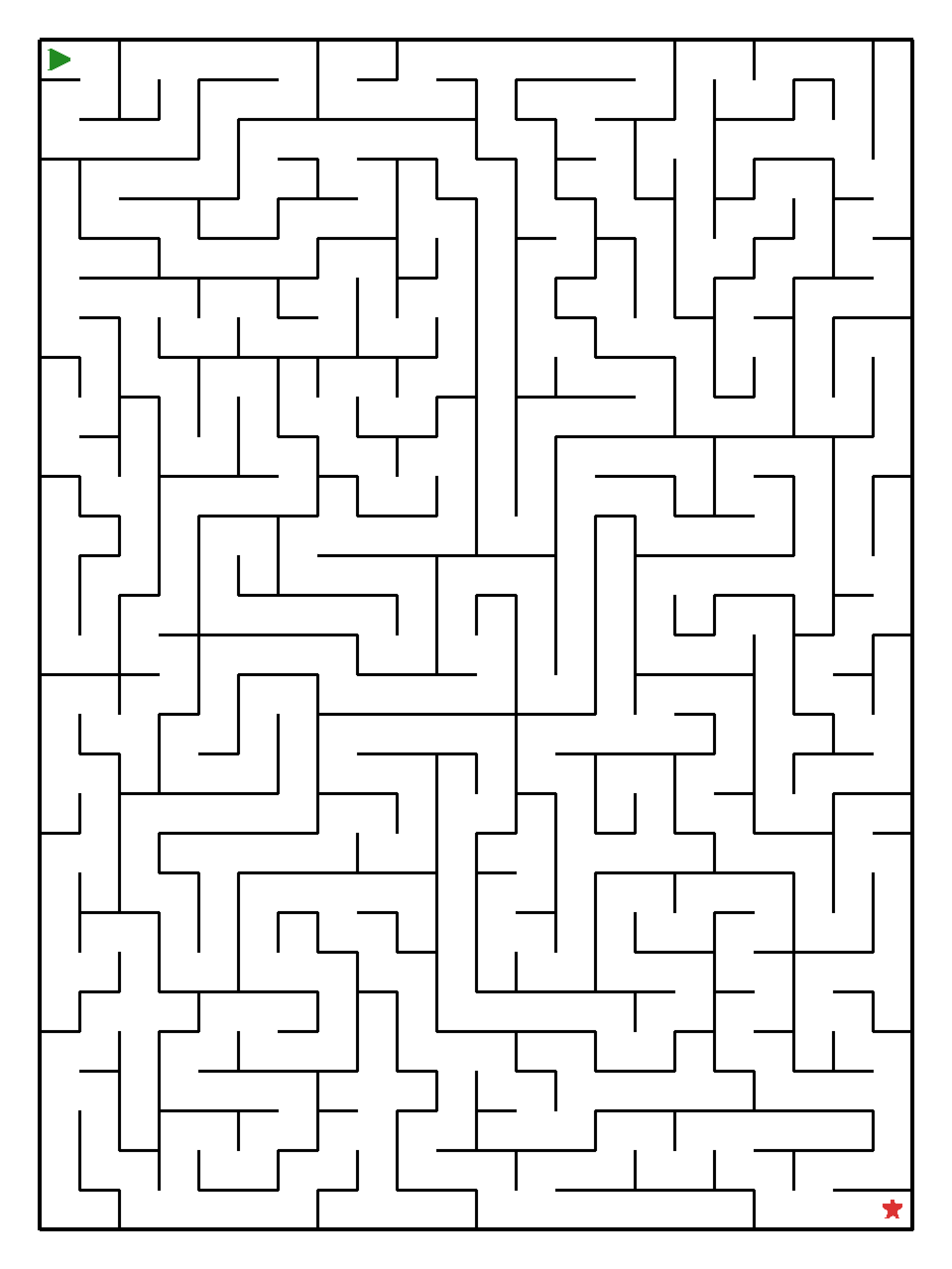 Labyrinth-Rätsel Labyrinth (leicht) für Teenager aus der Kategorie Labyrinth - kostenlos ausdrucken