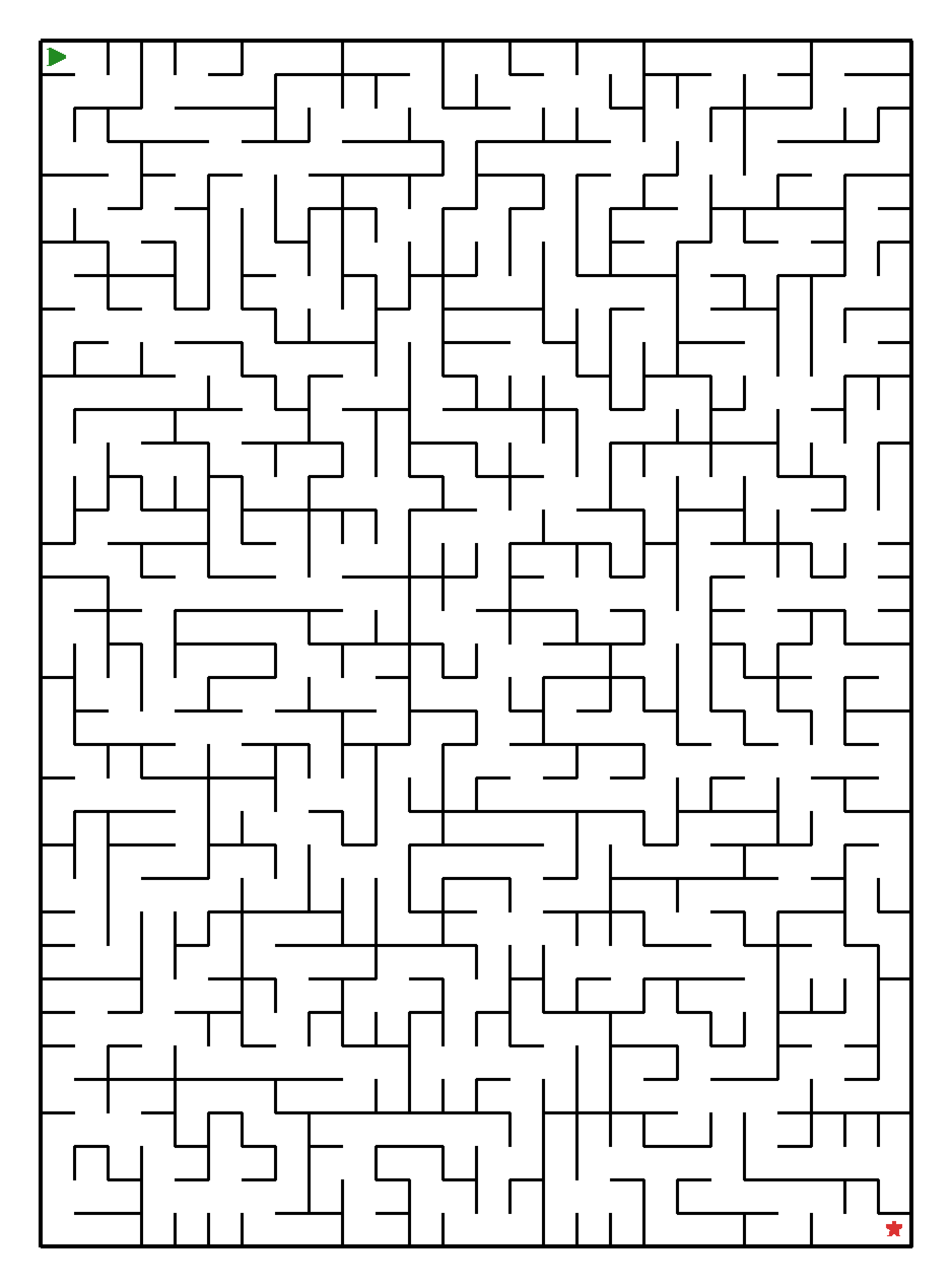 Labyrinth-Rätsel Labyrinth (mittel) für Teenager aus der Kategorie Labyrinth - kostenlos ausdrucken