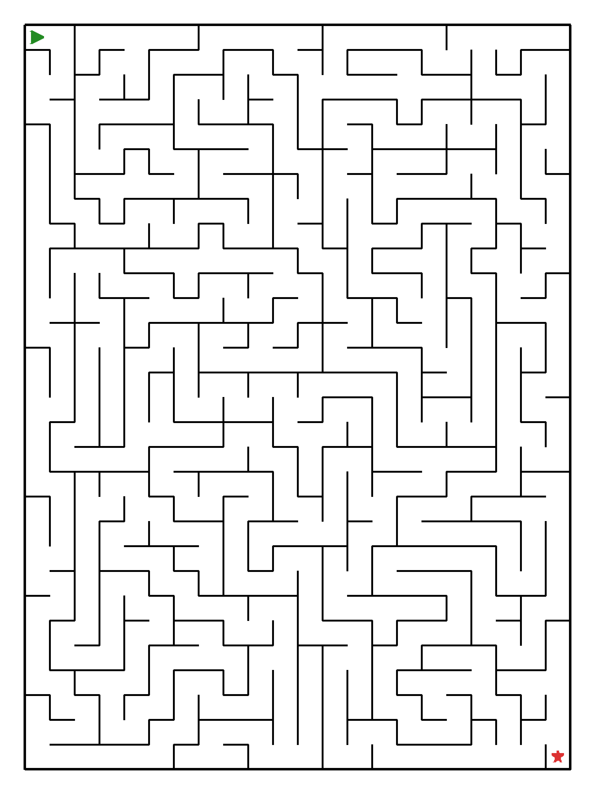 Labyrinth-Rätsel Labyrinth (leicht) für Teenager aus der Kategorie Labyrinth - kostenlos ausdrucken